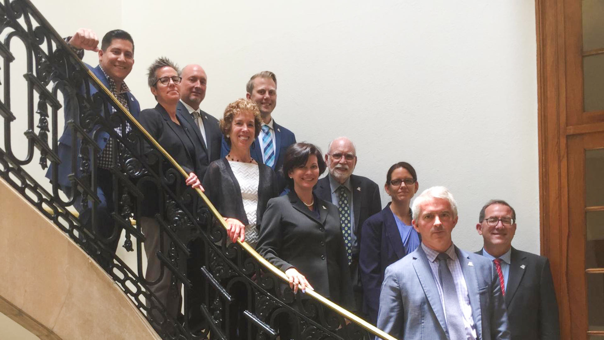 The University of Arizona James E. Rogers College of Law delegation in Mexico City.
