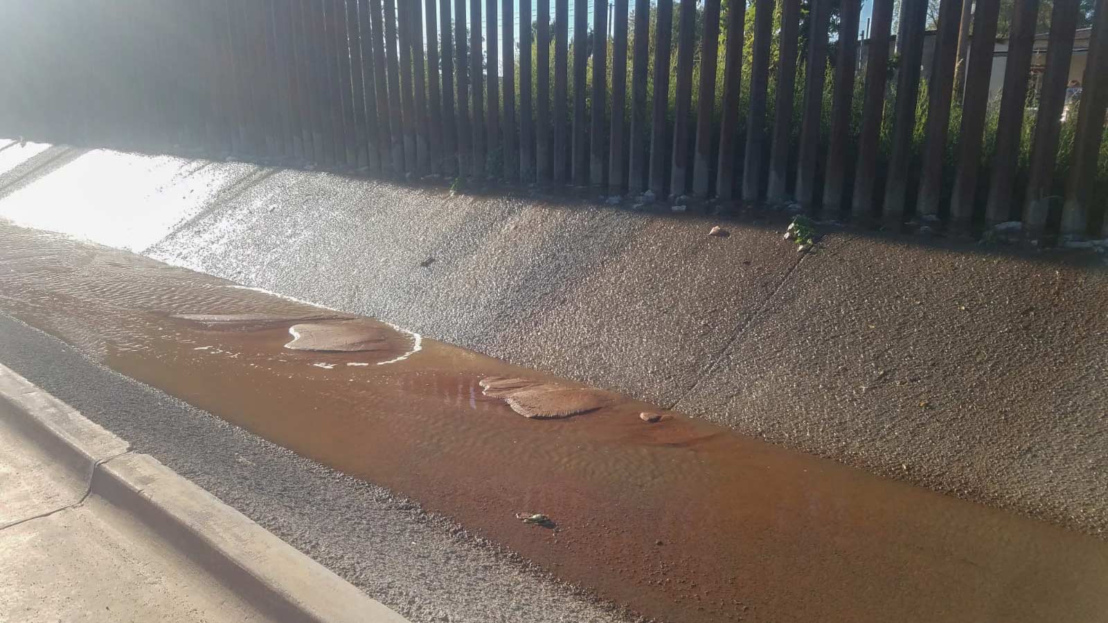 Raw sewage flows through the Naco Port of Entry and into Arizona after a pump was unable to handle the flow of effluent and ruptured. 