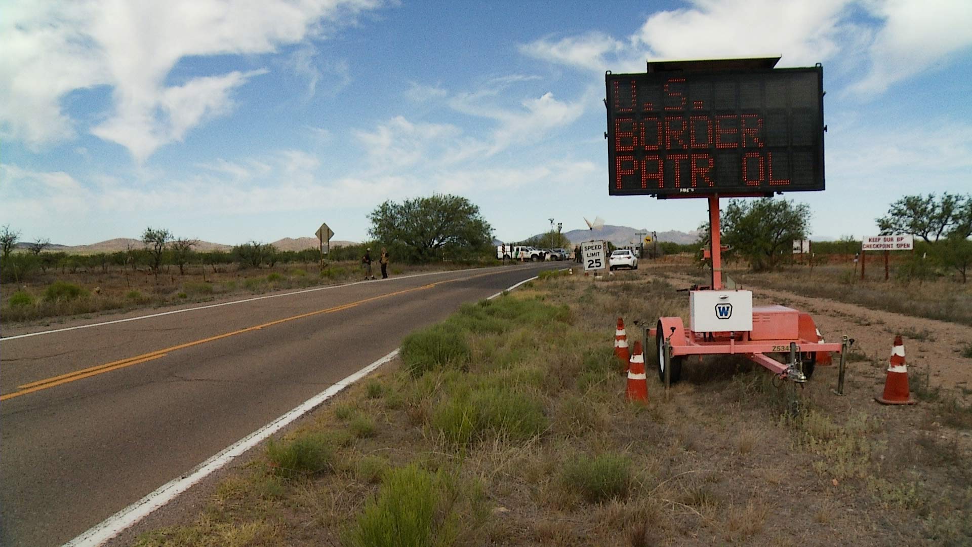 Border Patrol checkpoint near Arivaca, Arizona, 2015.