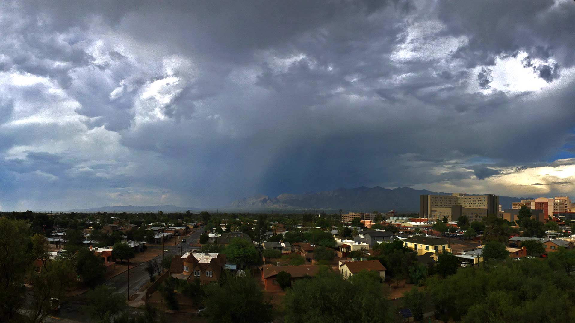 Storm Monsoon rain catalinas