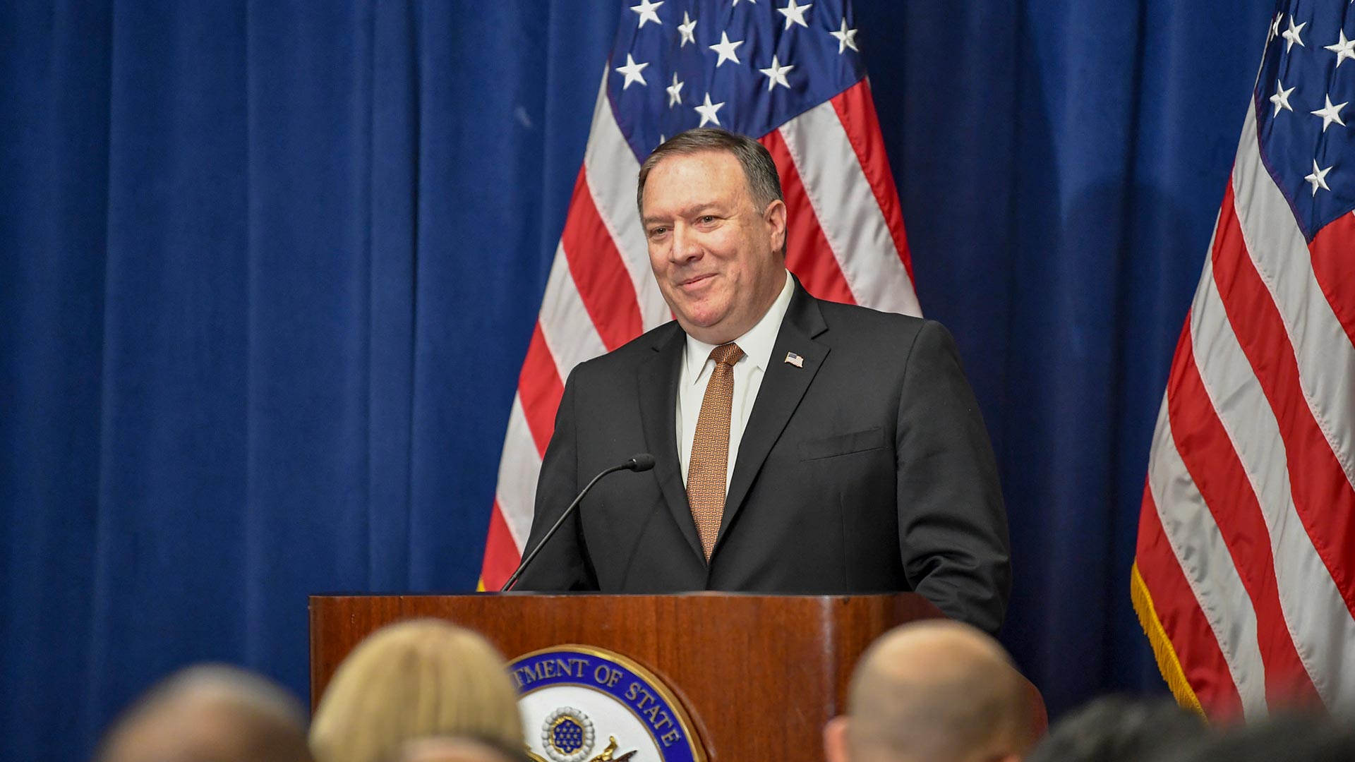 Secretary of State Mike Pompeo, May 2018.