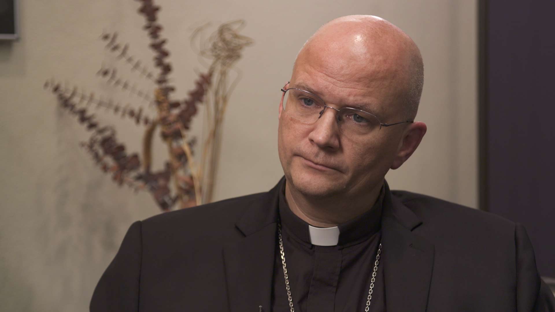 Bishop of the Diocese of Tucson Edward Joseph Weisenburger, in a September 2018 studio interview at Arizona Public Media.