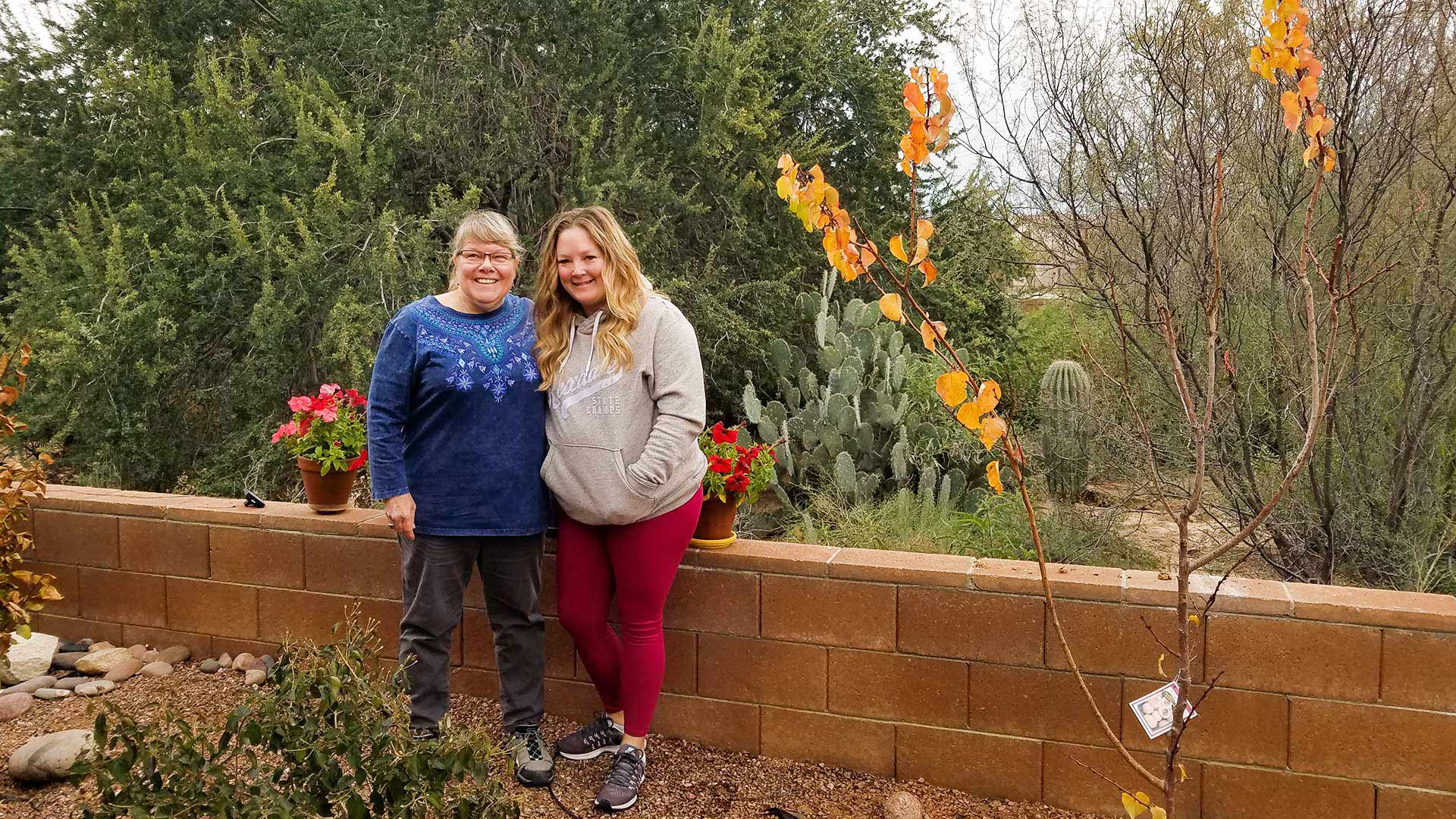 Susan Mergenthal, left, and Michelle Criner are federally contracted employees who say they've been impacted by the federal government shutdown. 