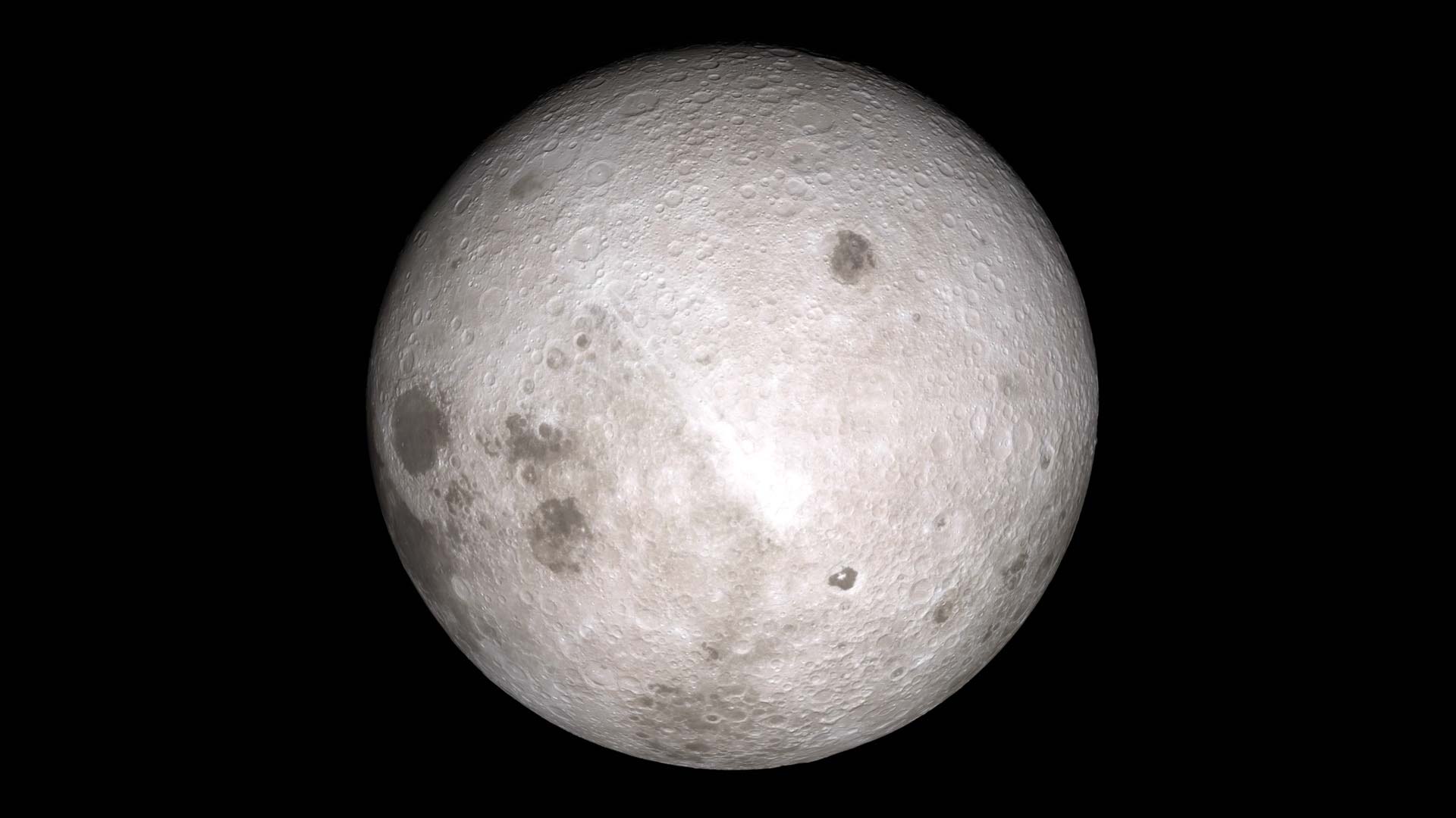 The far side of the moon as imaged by NASA's Lunar Reconnaissance Orbiter.