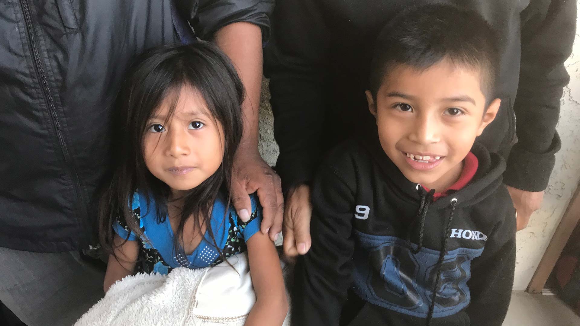 Brother and sister from Guatemala