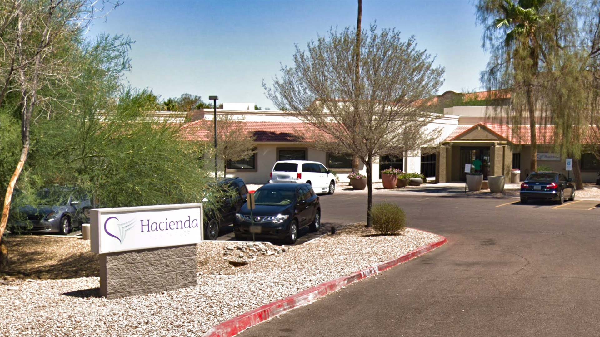 Google Street View image of a Hacienda HealthCare facility in Phoenix.