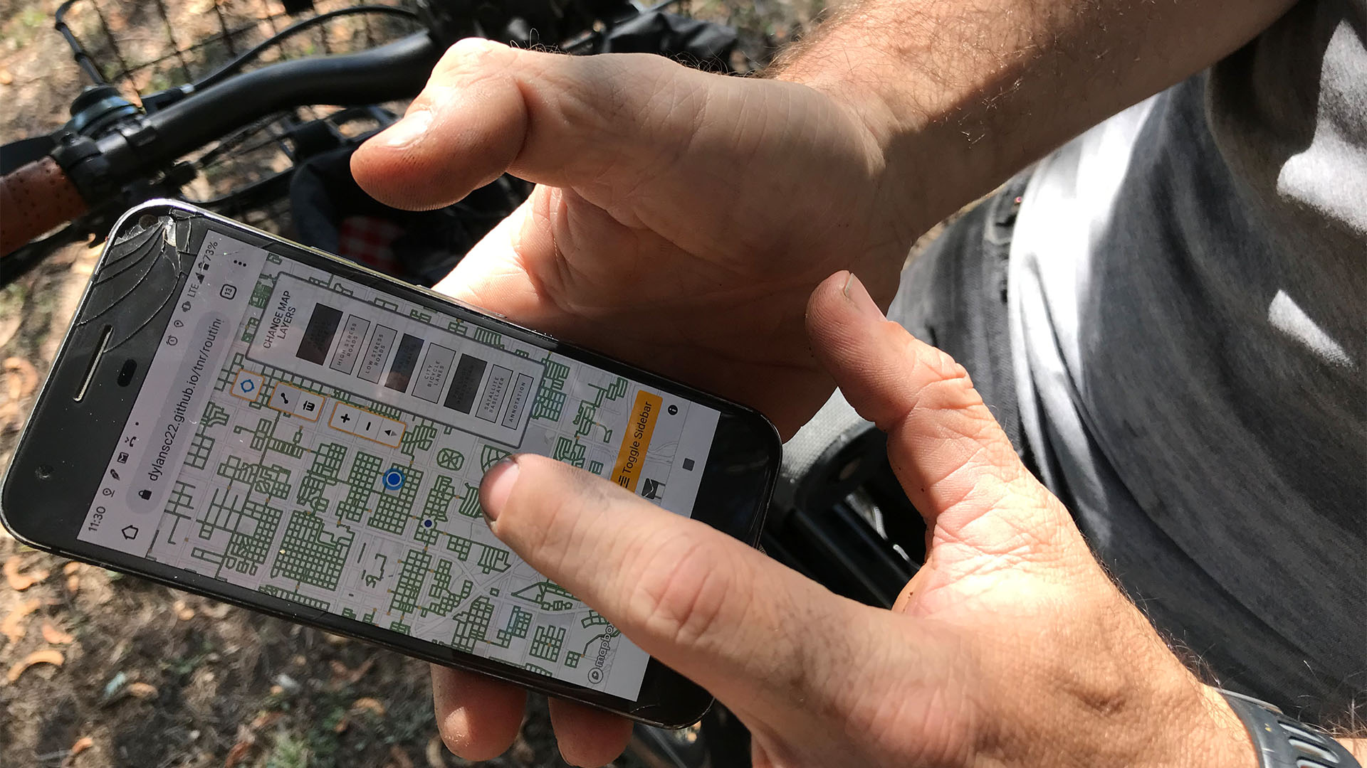 Bike Map Application