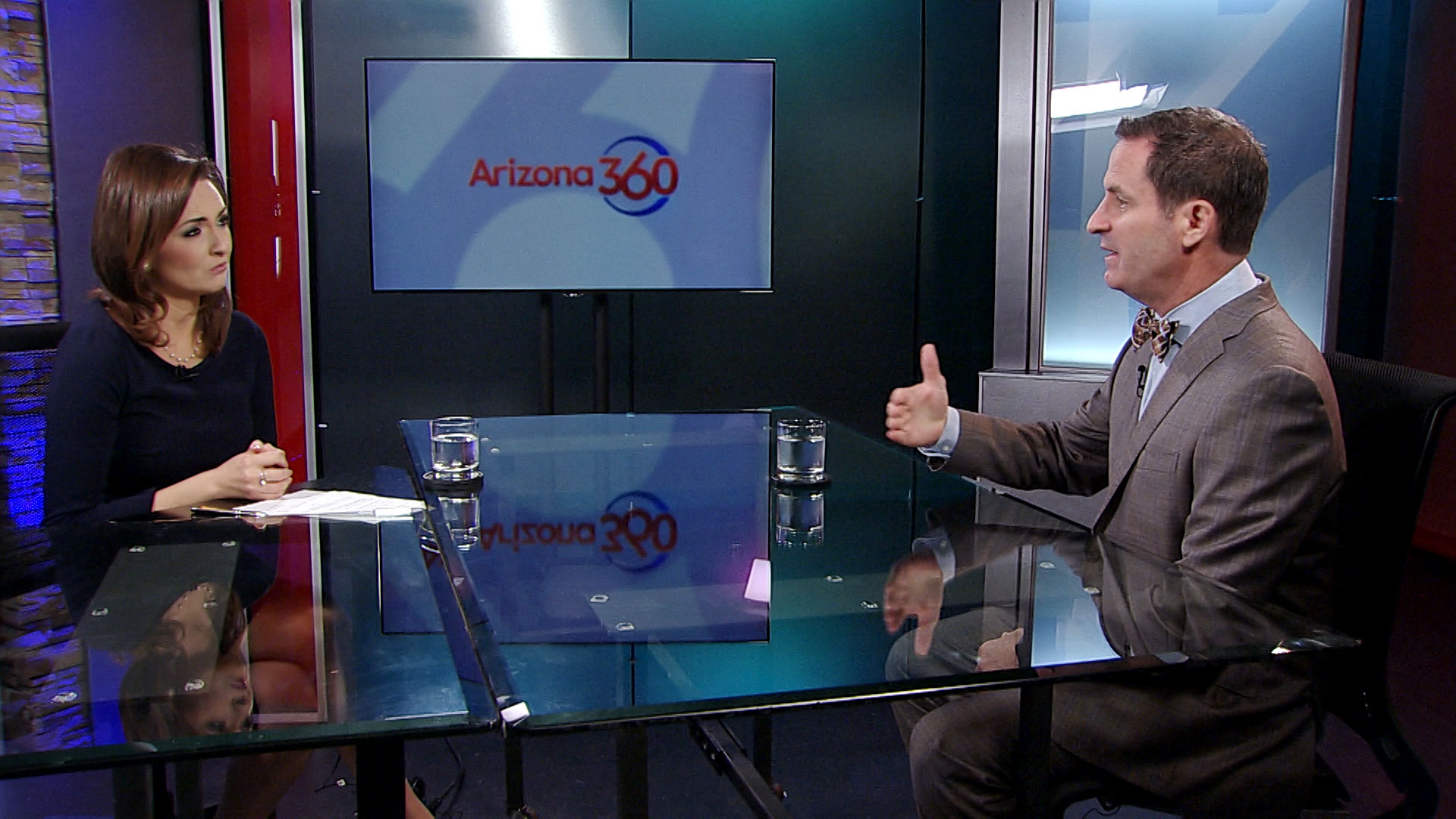 Labor attorney Barney Holtzman sits for an interview with Arizona 360 host Lorraine Rivera on September 25, 2019. 