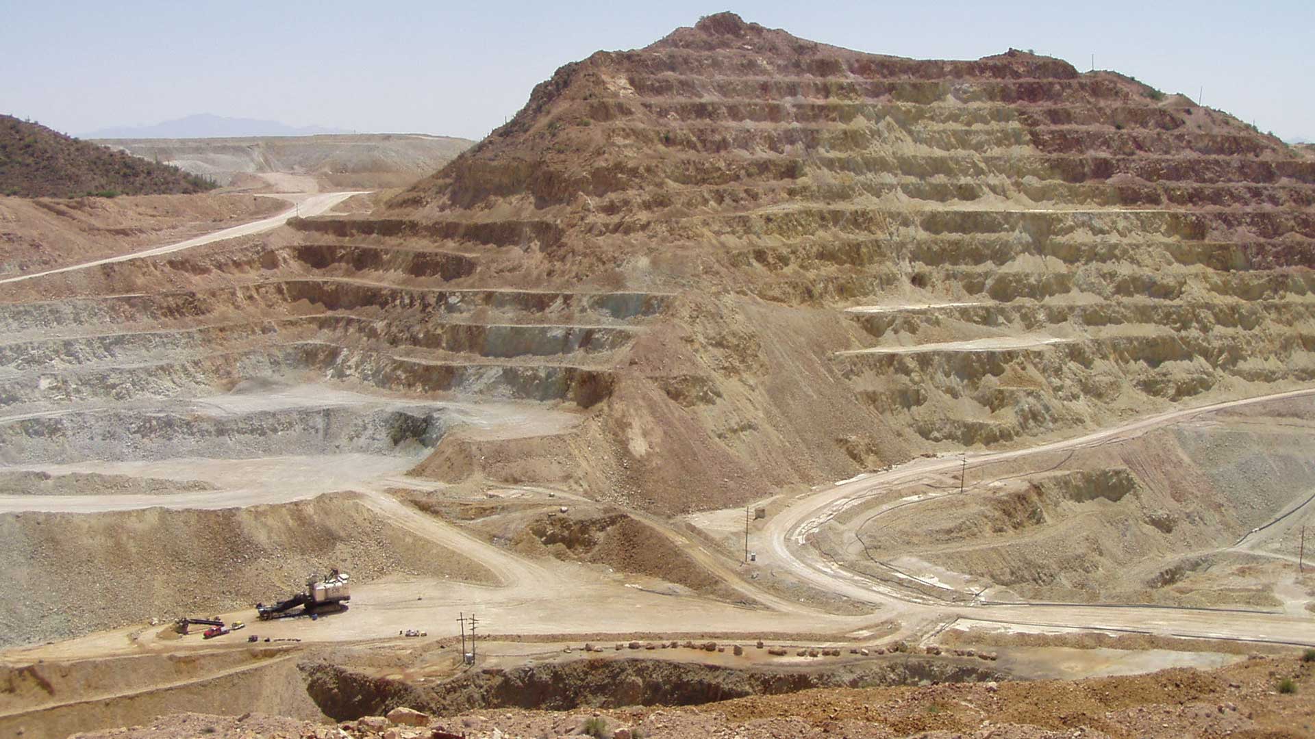 A section of the Asarco-owned Silver Bell Mine, in 2010.