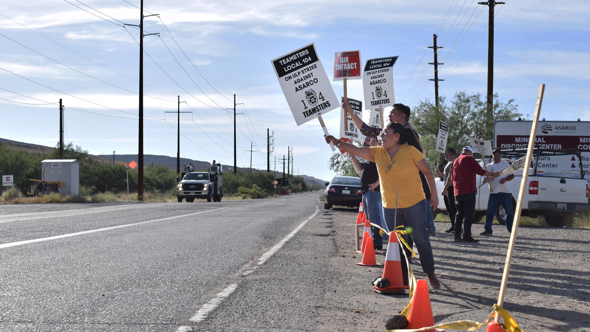 asarco picket line