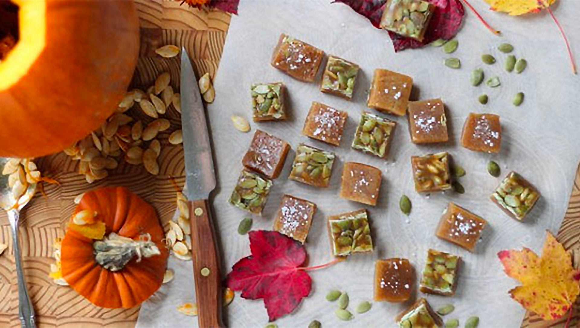 6 plus food salted pumpkin caramels hero