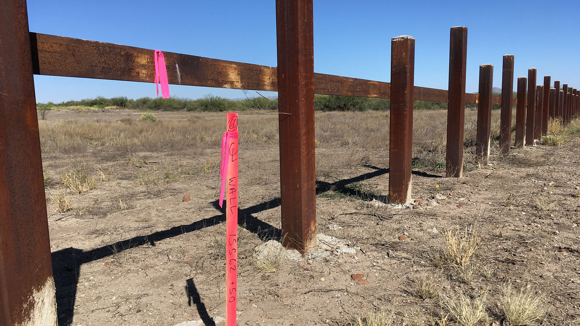 Survey Stake Border wall