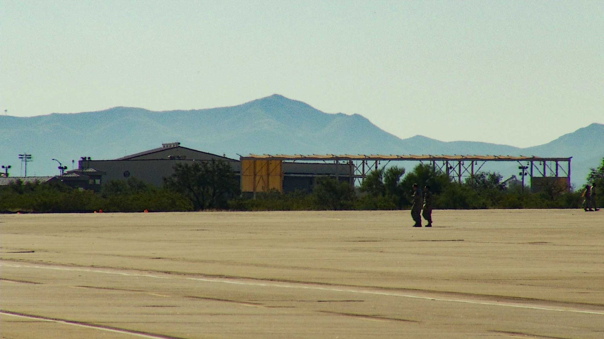 The flight line at Davis-Monthan Air Force Base.