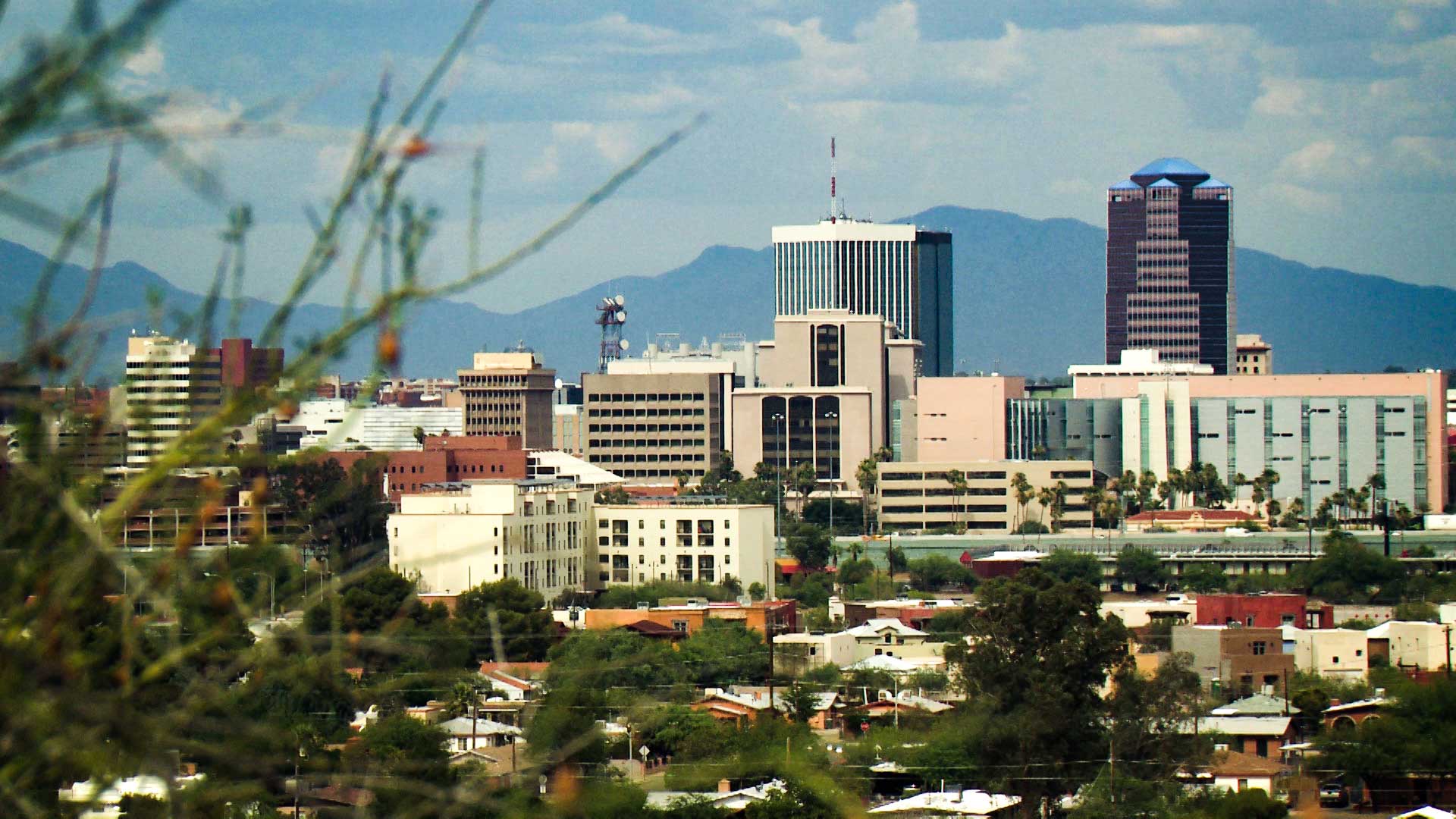 A view of downtown Tucson.