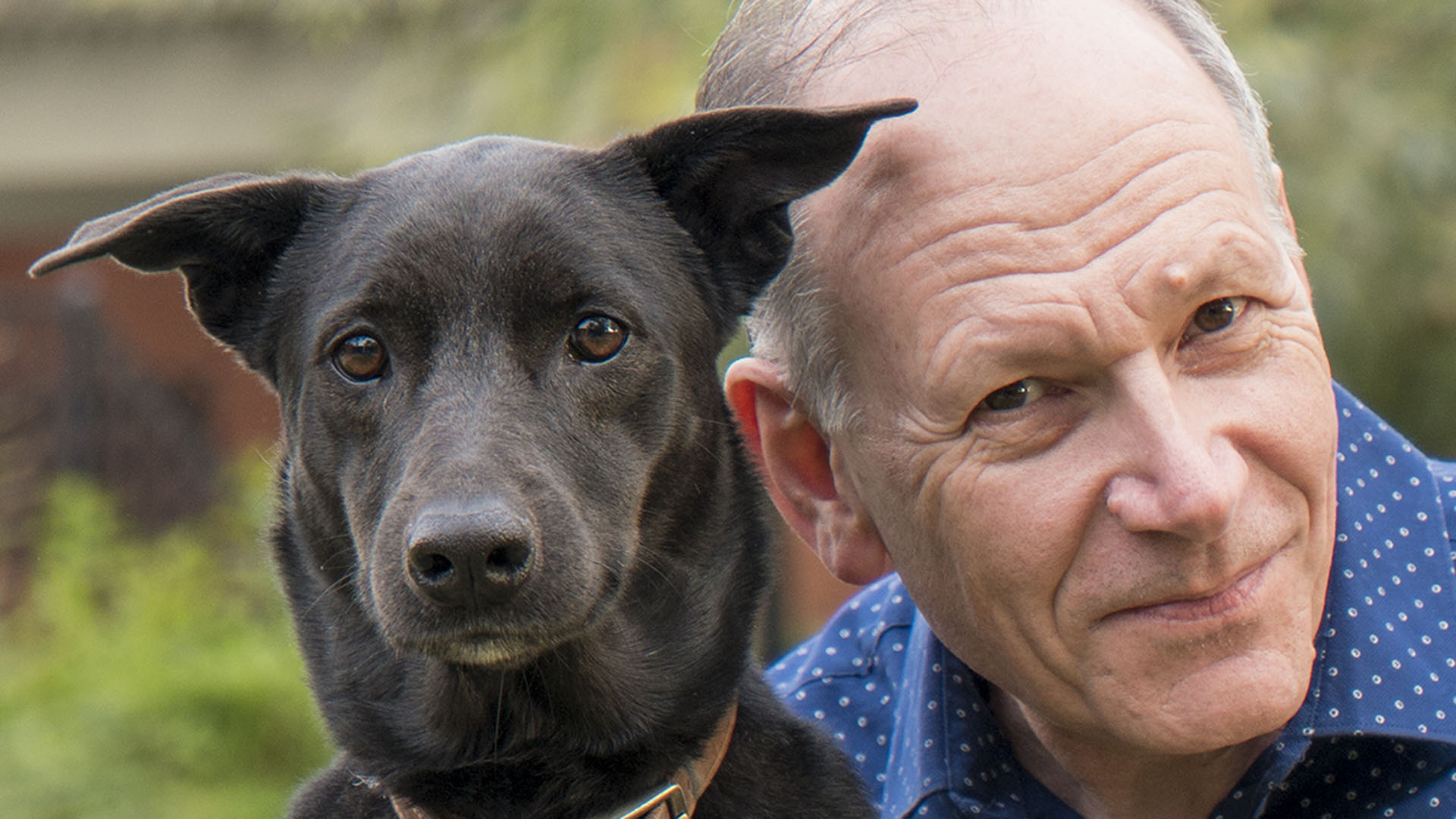 Clive Wynne and dog hero