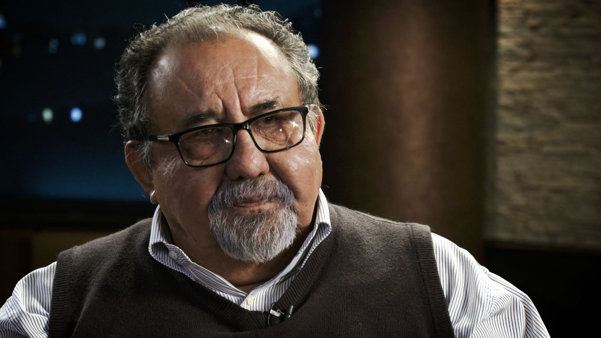 U.S. Rep. Raúl Grijalva sits for an interview at Arizona Public Media in November 2019. 