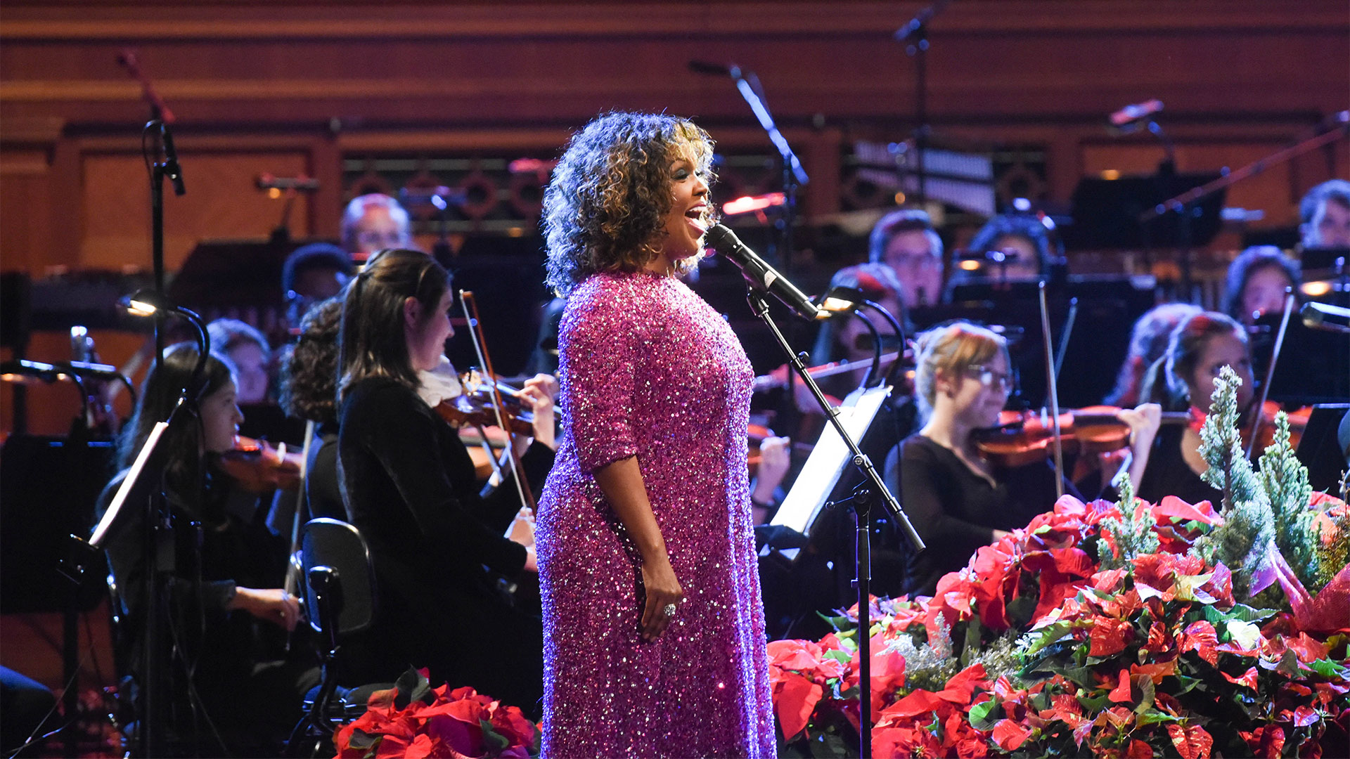 Christmas at Belmont 2019 with hosts Michael W. Smith and CeCe Winans and Belmont University students in Nashville, Tenn.