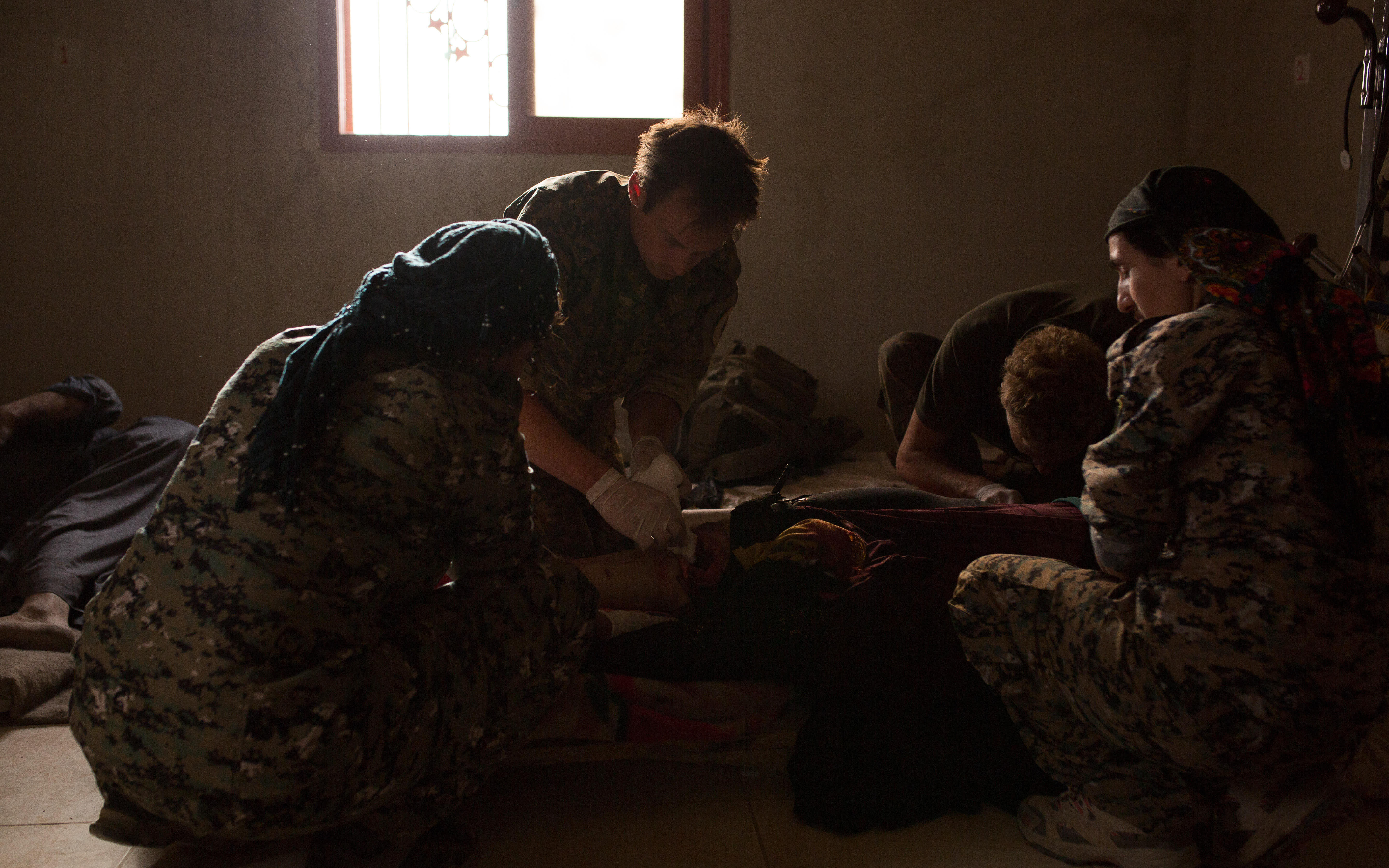 In the field hospital