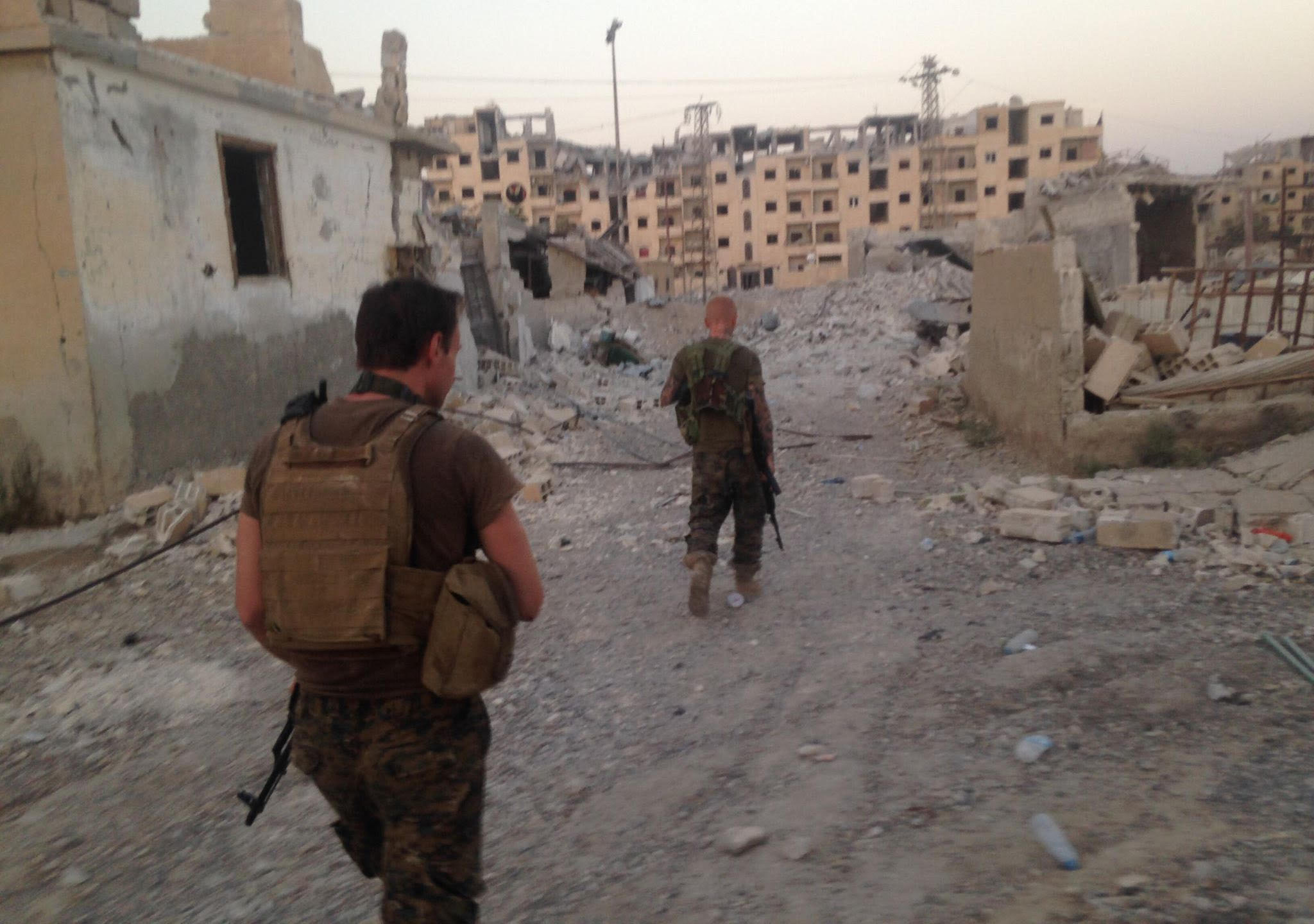 Patrol in Raqqa 