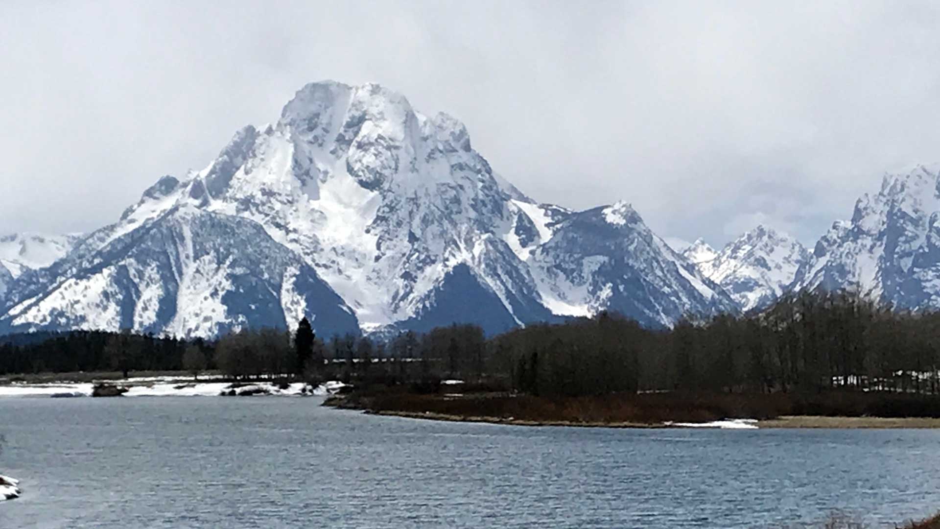 View of the Teton Range.