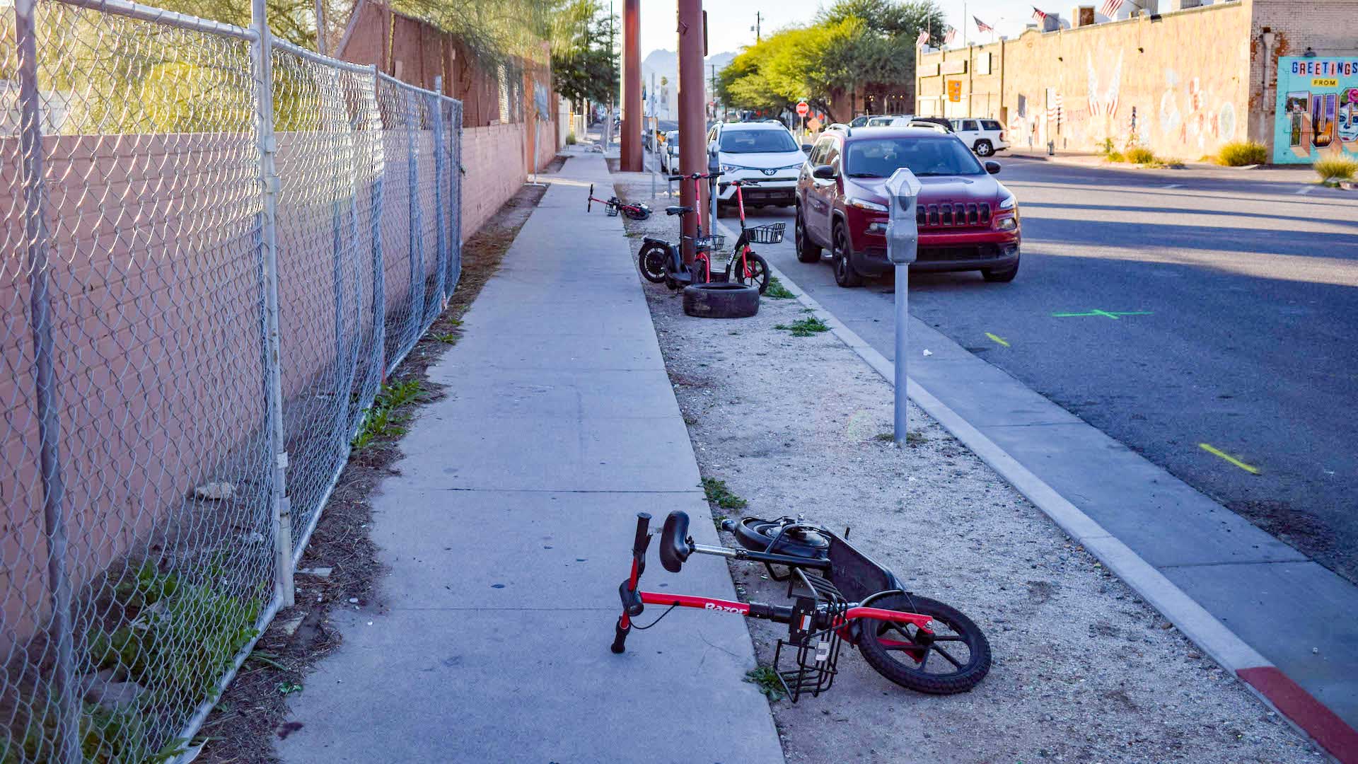 Razor scooters, Dec. 5, 2019.