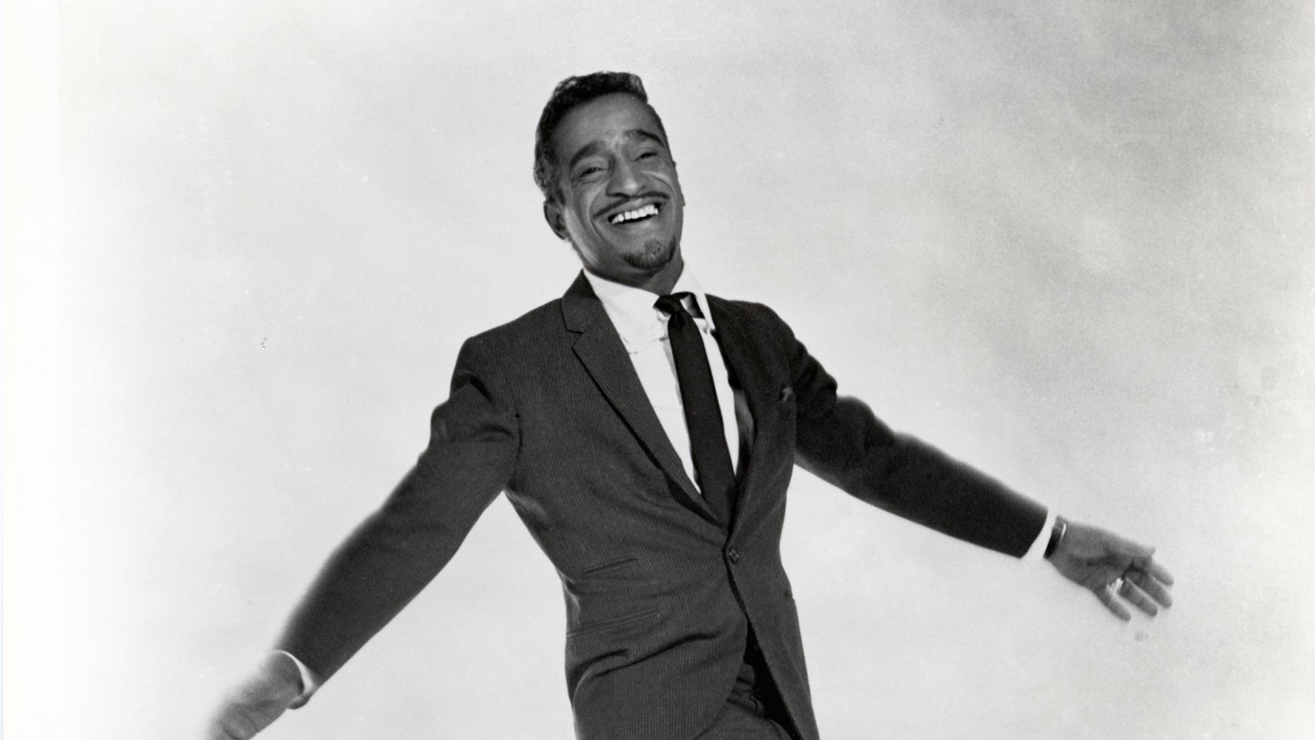Sammy Davis, Jr. kicks it up in a photo from the documentary Sammy Davis, Jr.: I've Gotta Be Me."