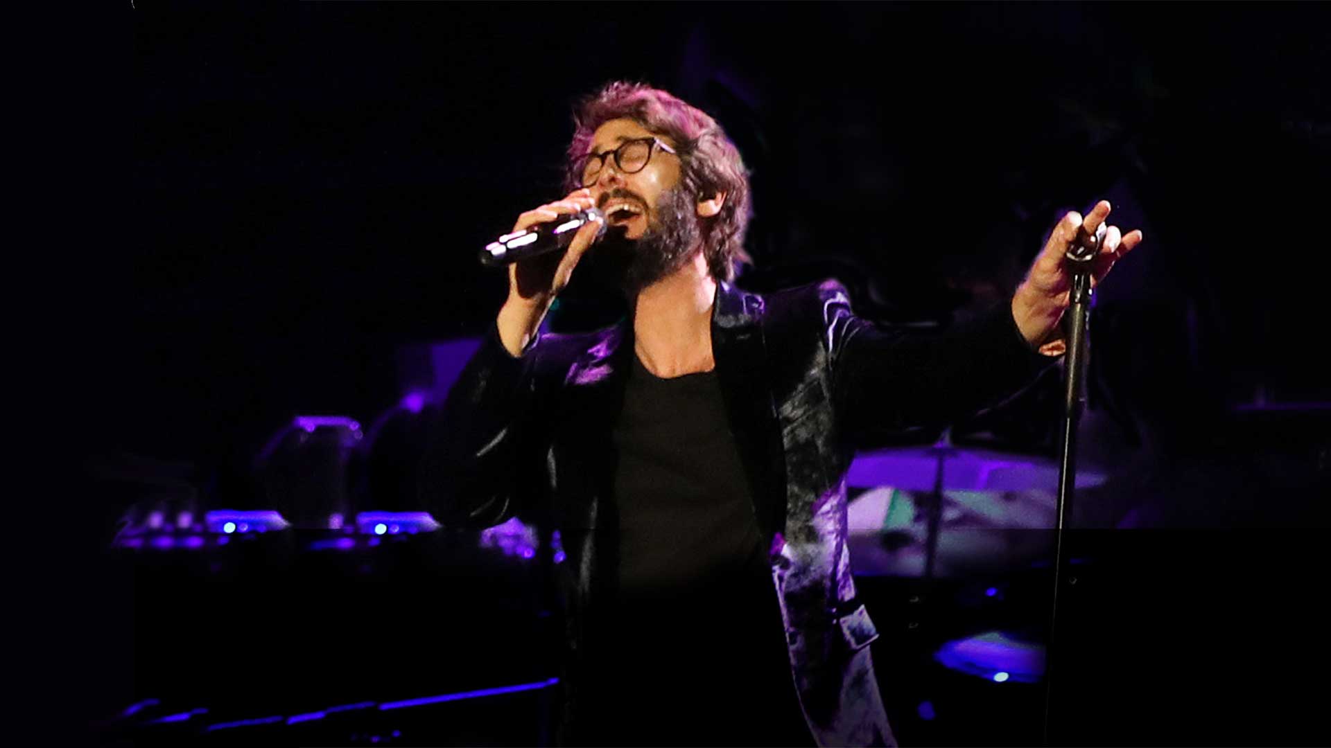 Josh Groban performs at New York’s famed Madison Square Garden.