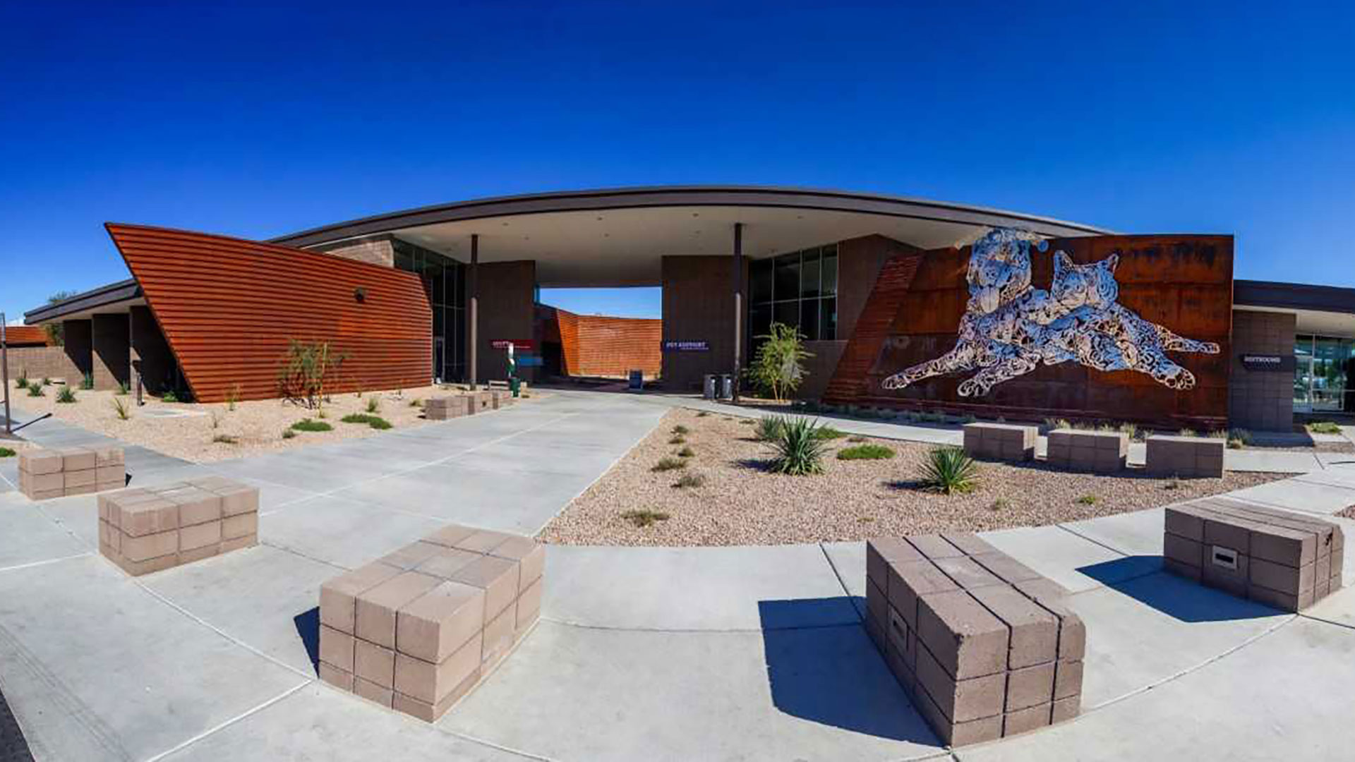 Entrance to Pima Animal Care Center