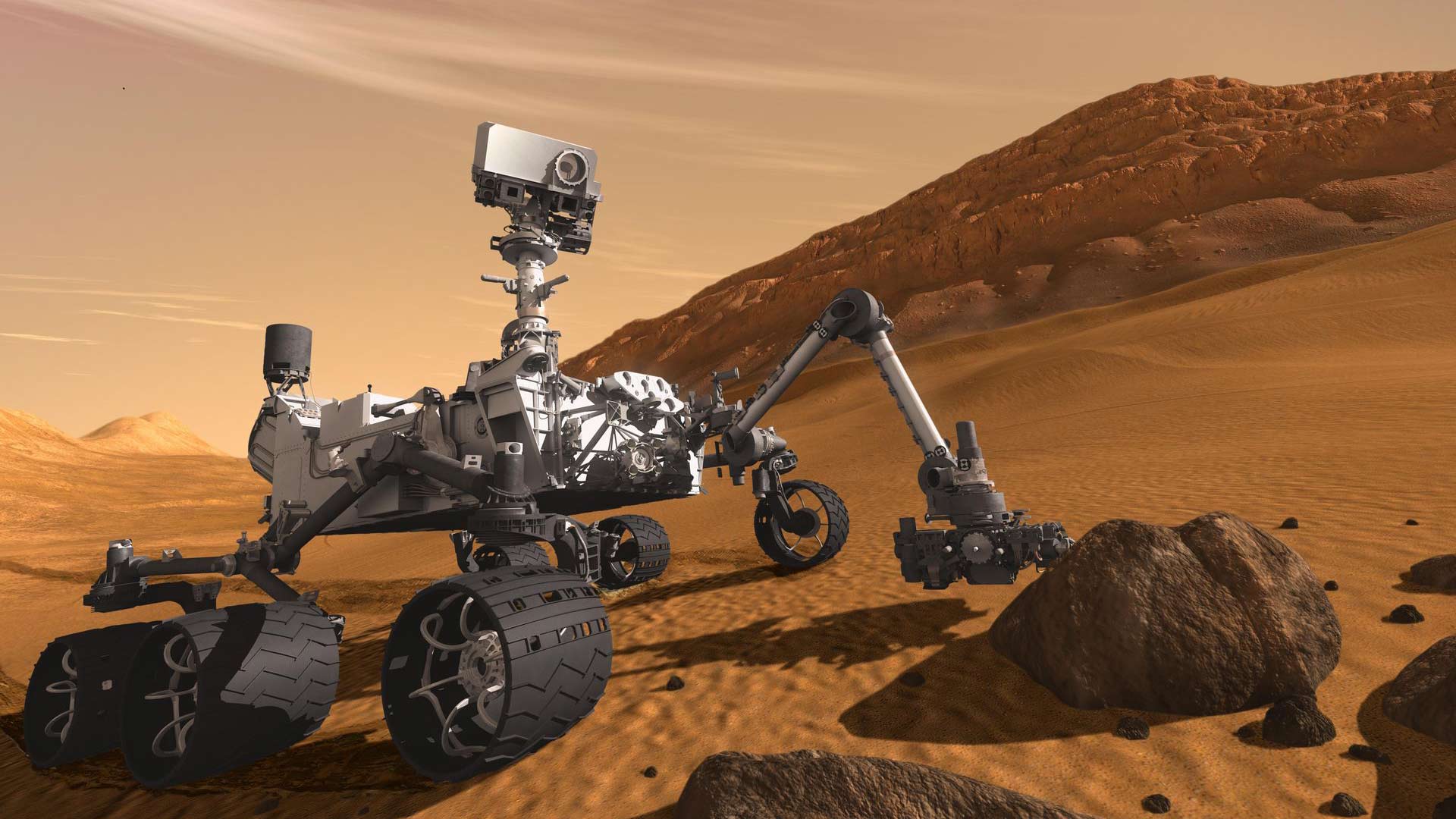 mars curiosity rover hero