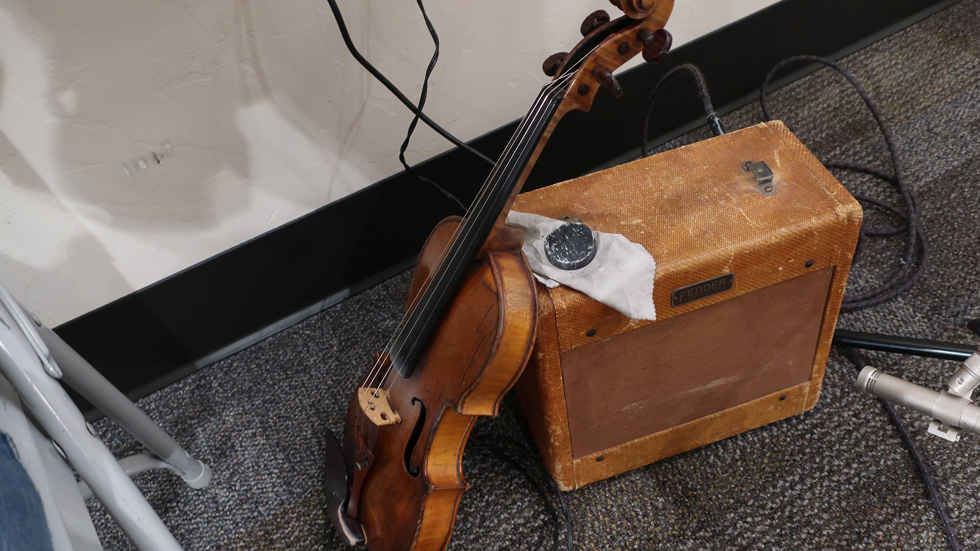 Heather Hardy's violin, which was crafted in 1799.