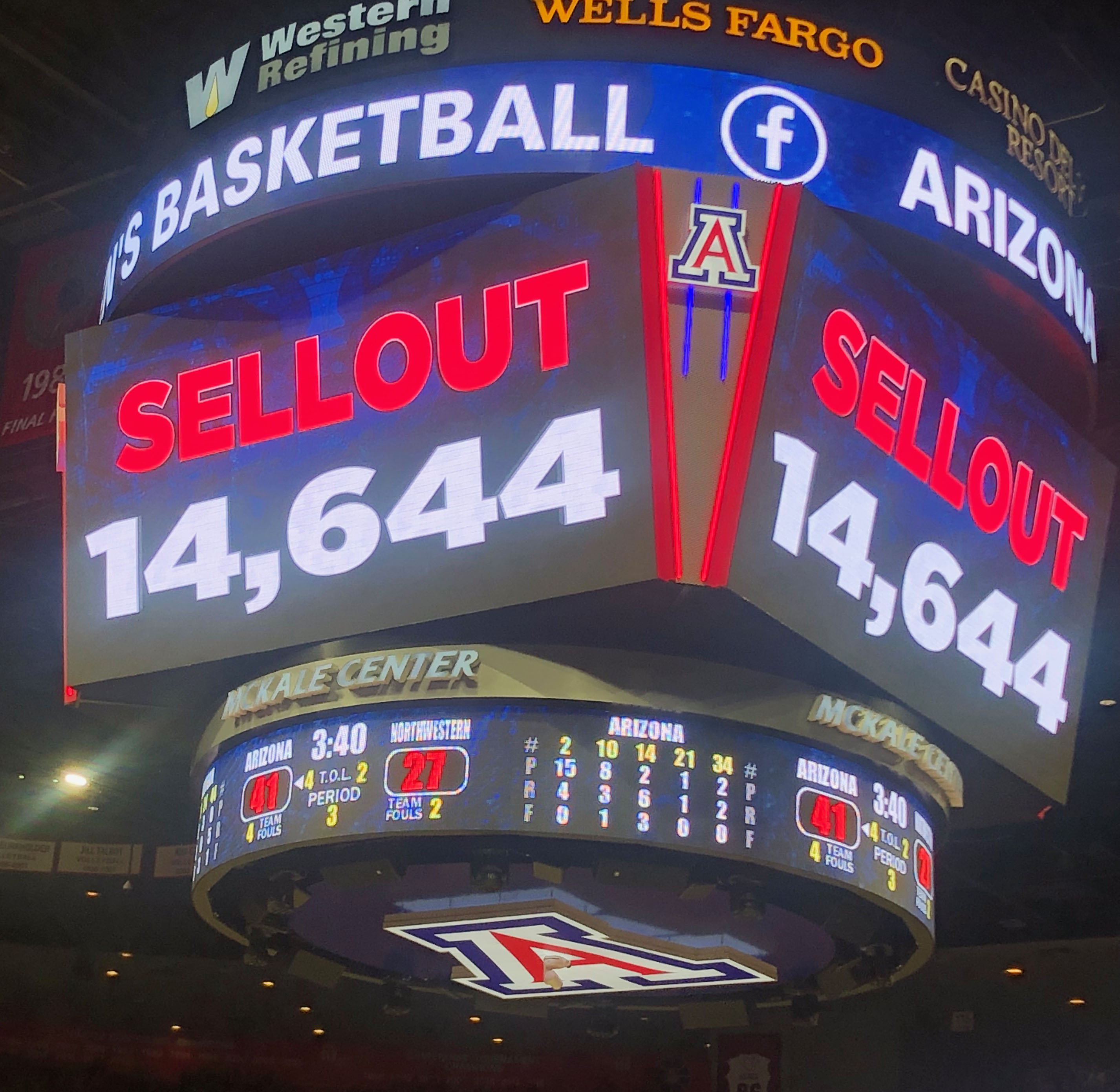 UA Women's basketball WNIT Sold Out