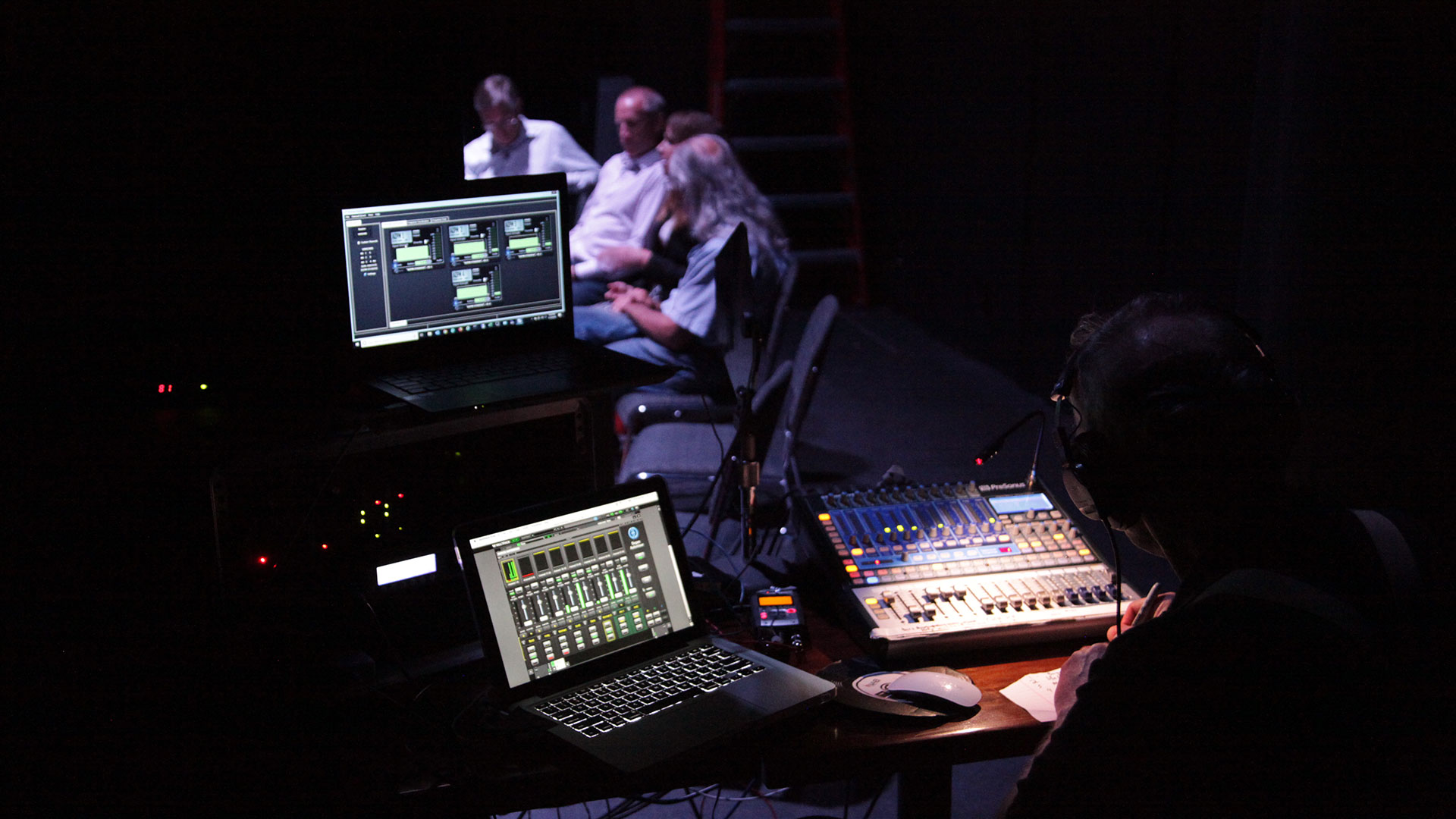 The view from backstage at a live taping of The Buzz in Bisbee in May 2019.