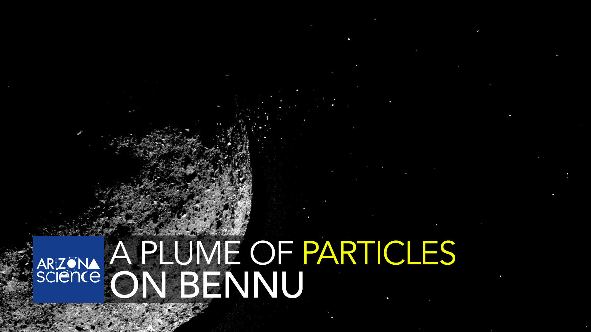 OSIRIS-REx captured pictures of particles around Bennu earlier this year.