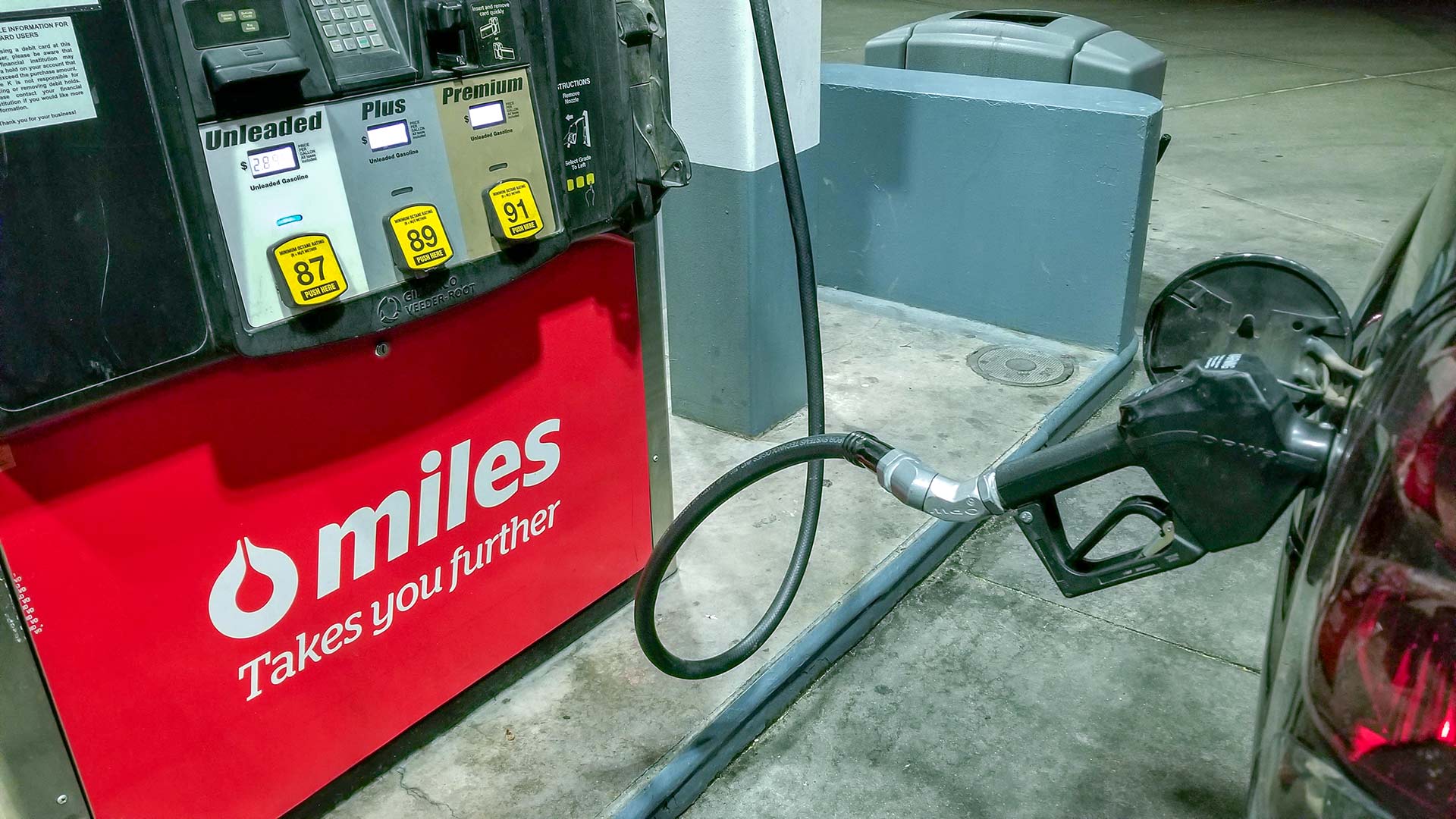 A gasoline pump on Tucson's east side.