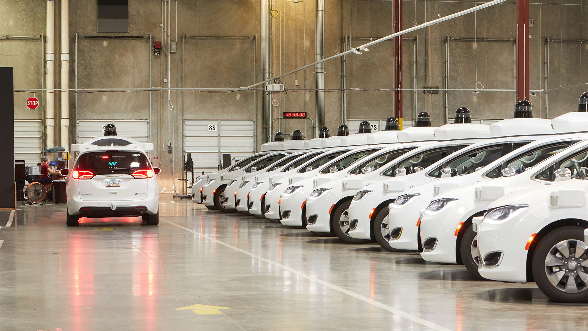 Waymo's depot in Chandler, Arizona.