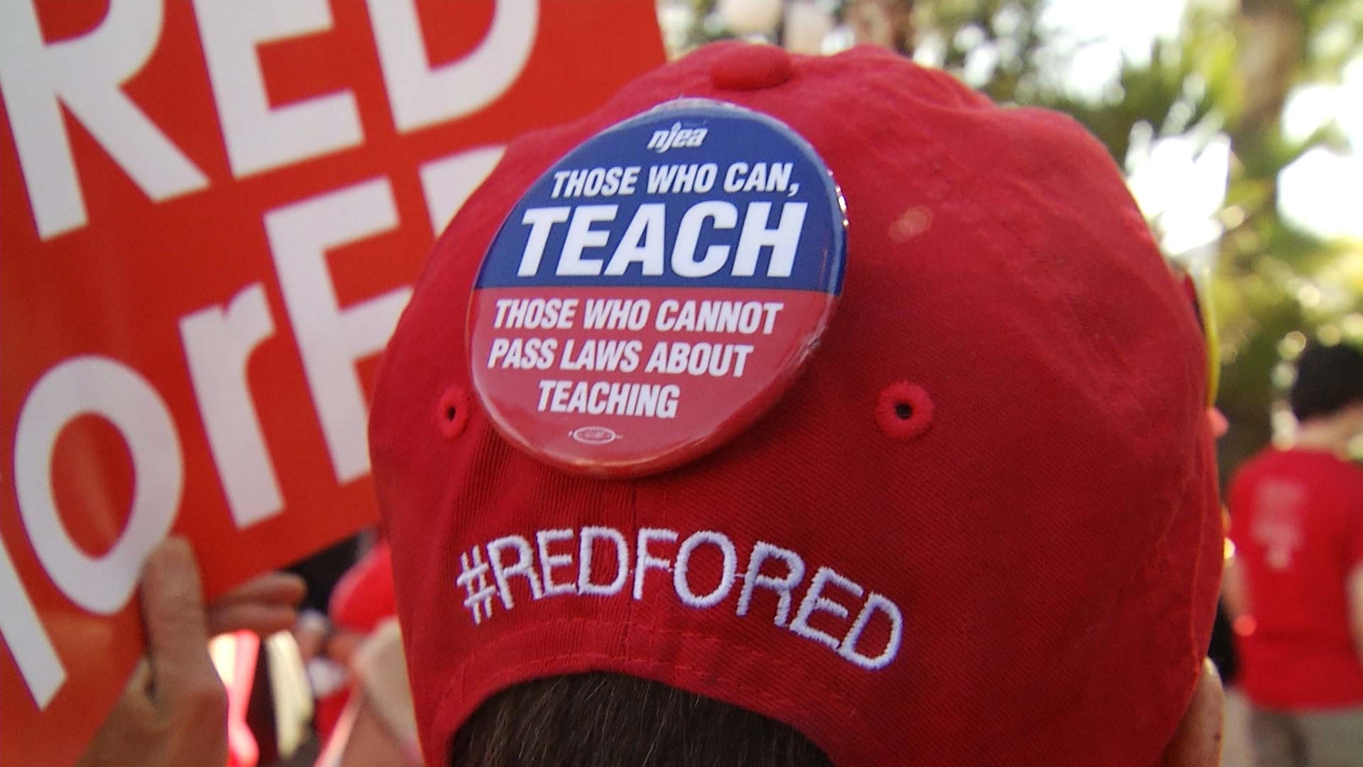 Tucson #RedForEd demonstrators in April, 2019.