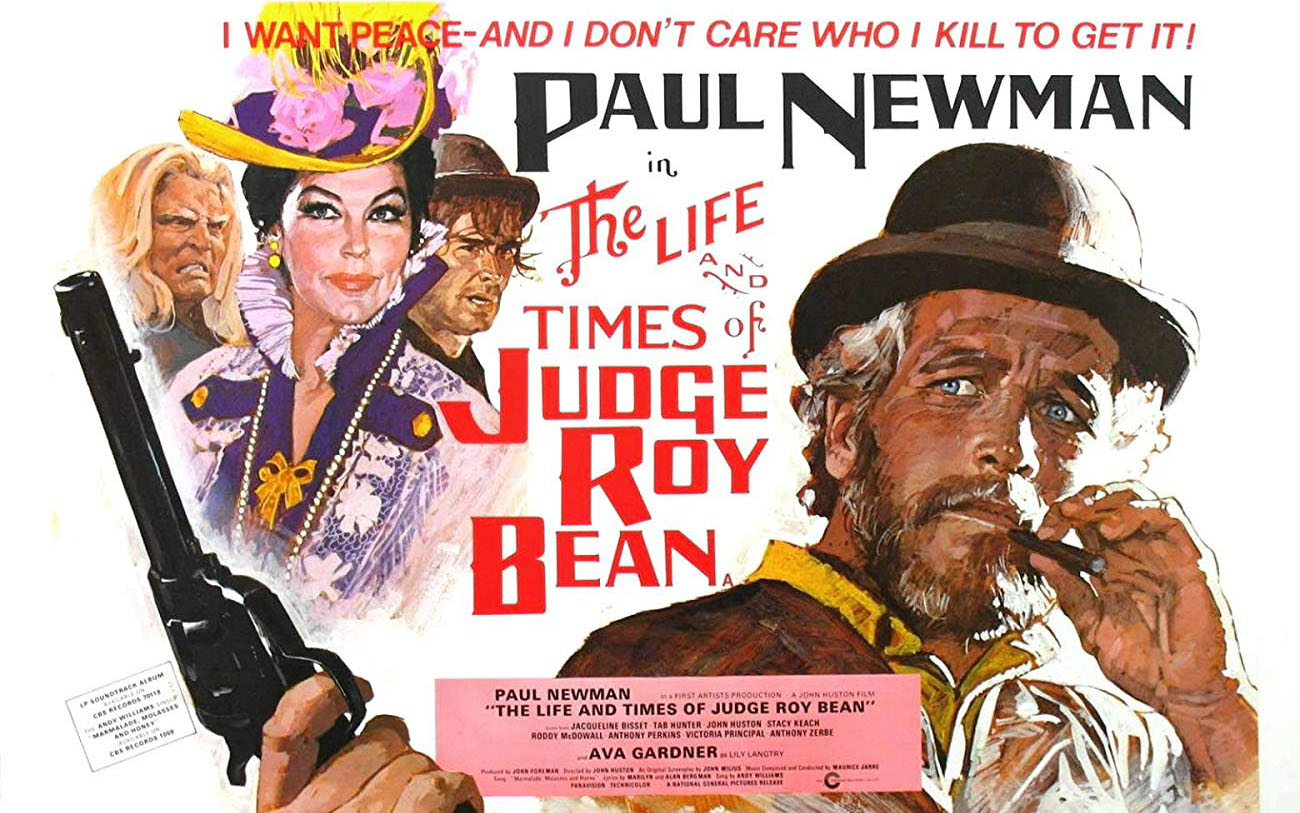 paul newman judge roy bean poster unsized