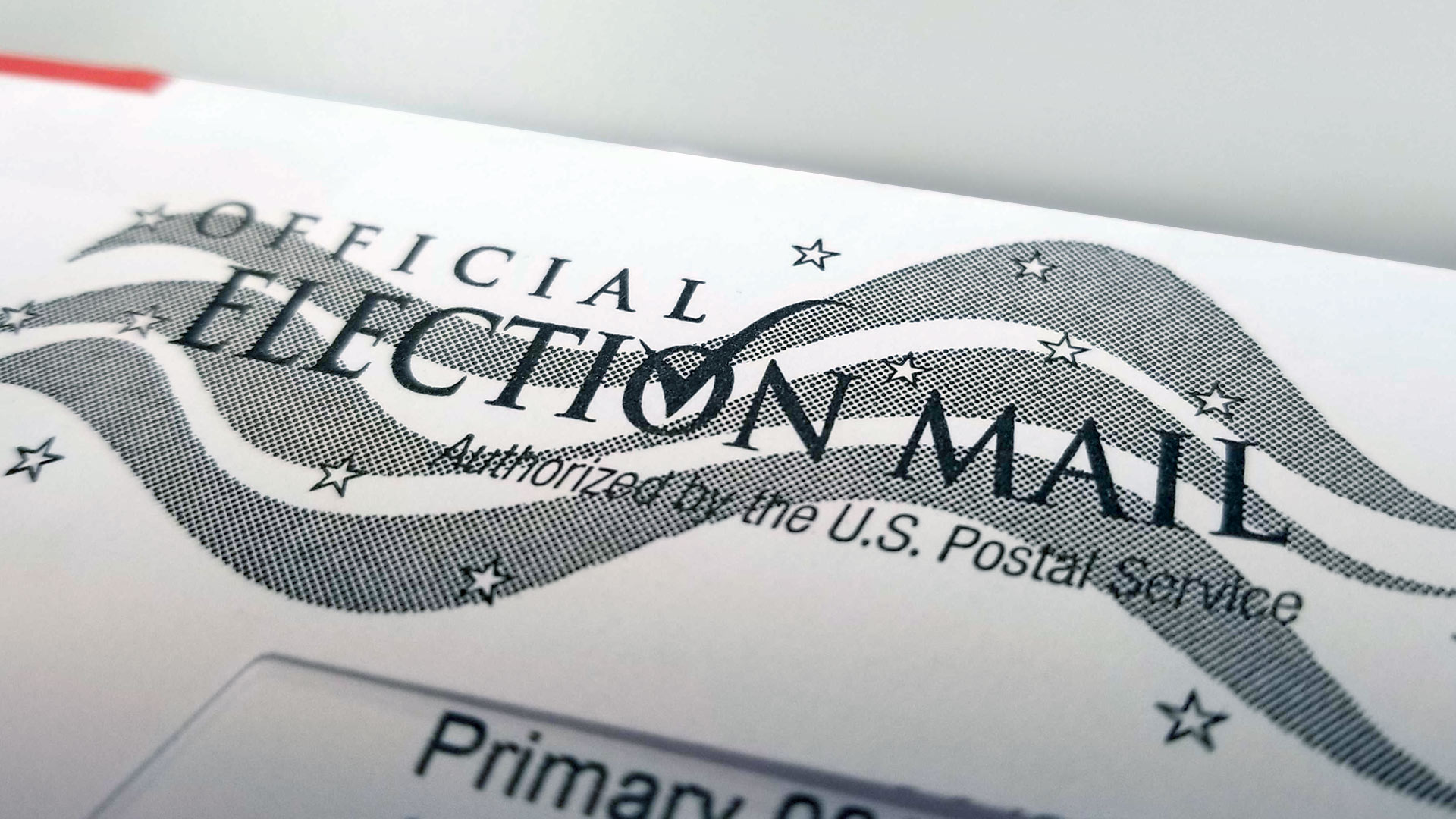 An envelope containing a ballot for an Aug. 27, 2019 primary election in the city of Tucson.