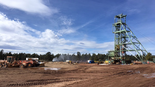 In 2016, mine-shaft drilling pierced shallow aquifers, causing water pumped from the mine to spike.