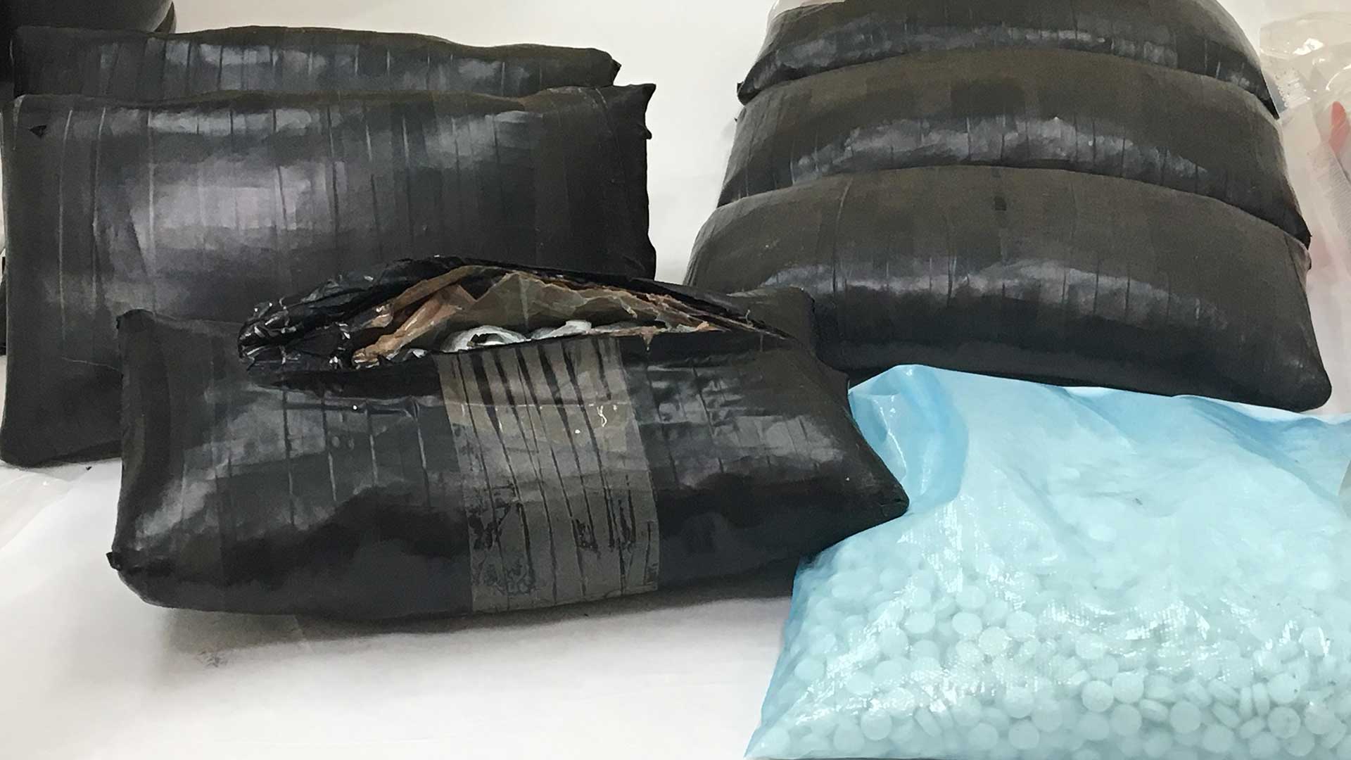 DEA photo of a reported 90,000 fentanyl pills, published Aug. 22, 2019.