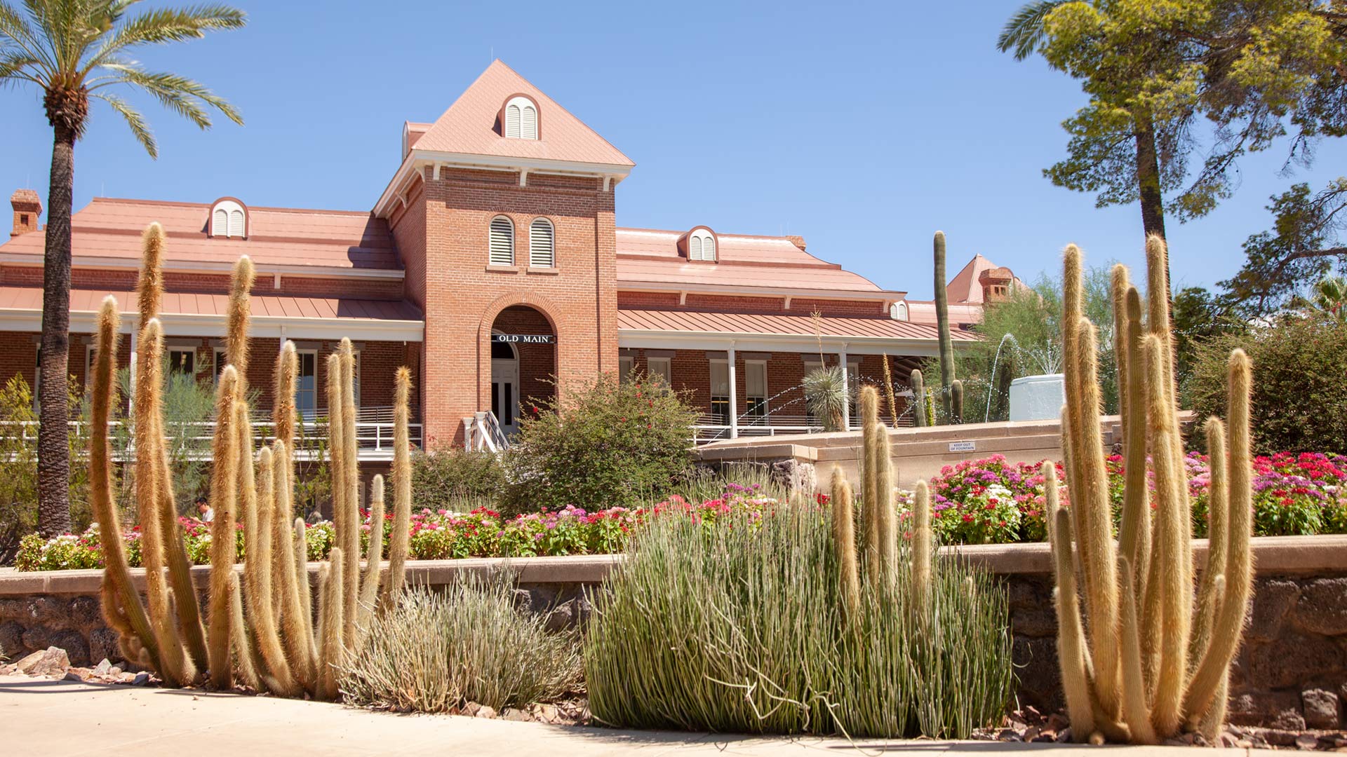 Old Main on the campus of the University of Arizona.