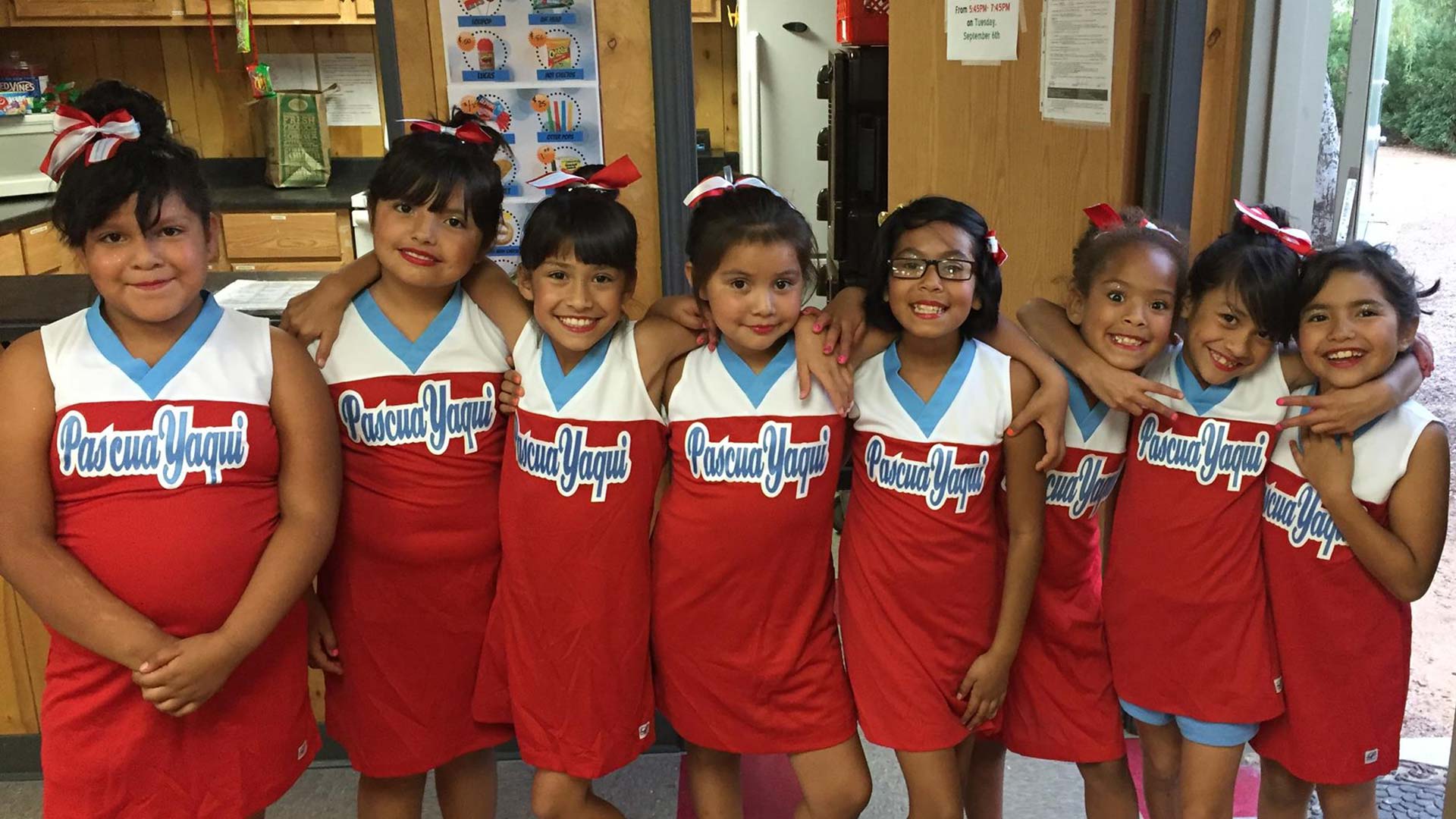 Members of the Pascua Yaqui Boys and Girls Club.