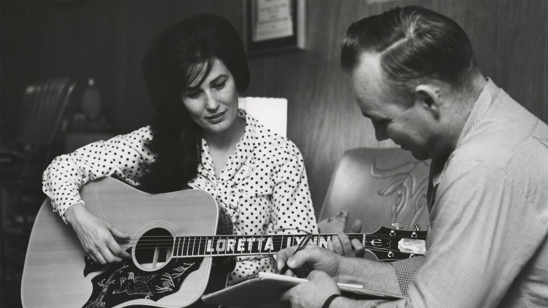 Loretta Lynn and her husband Oliver "Doolittle", 1965.