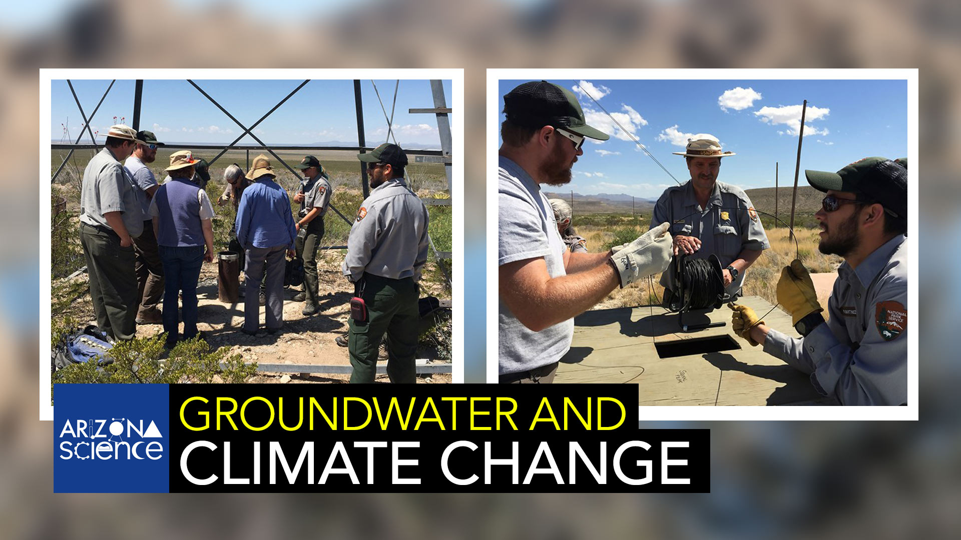 Groundwater monitoring at a well.