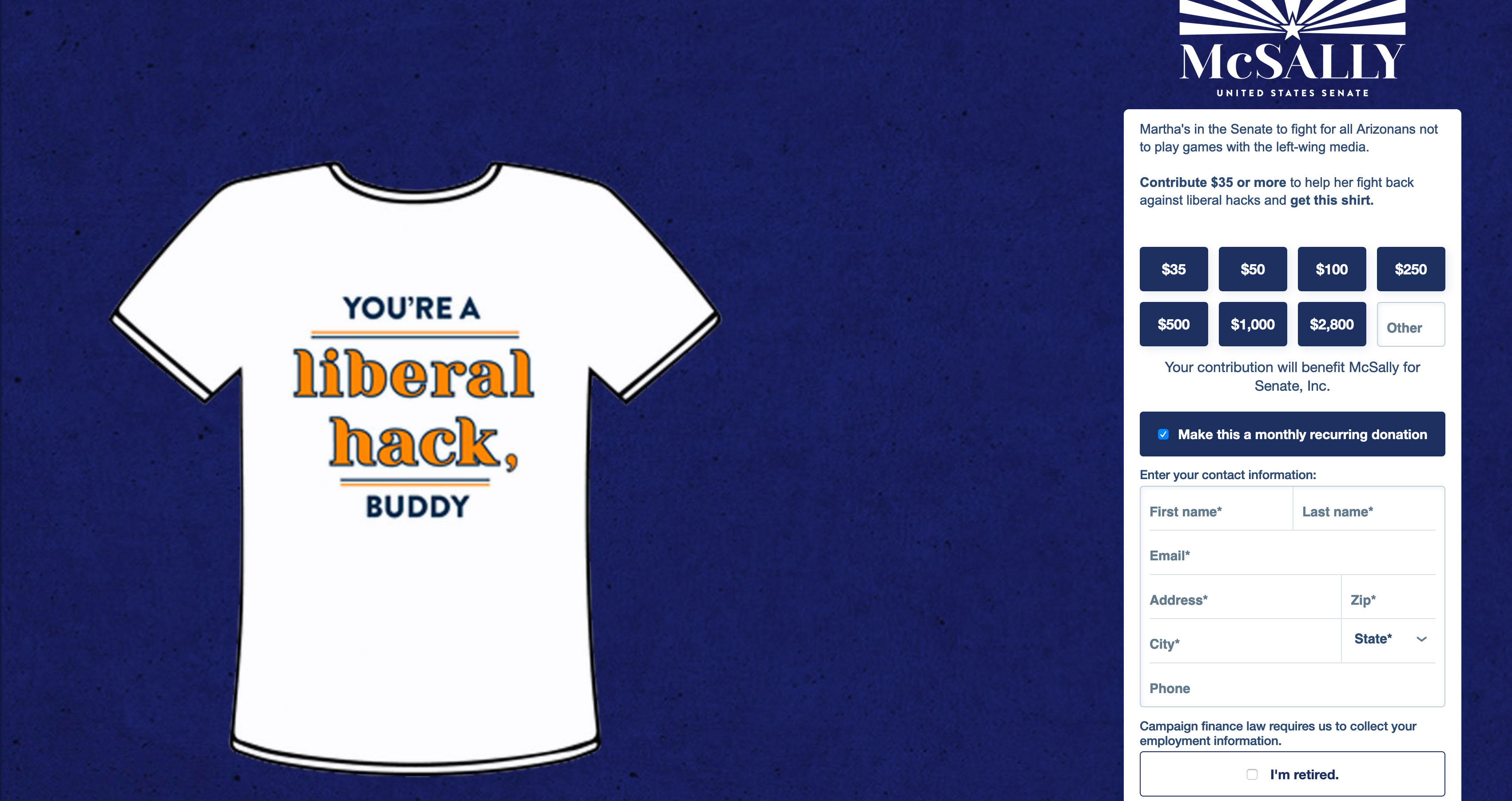 Liberal Hack T-Shirt
