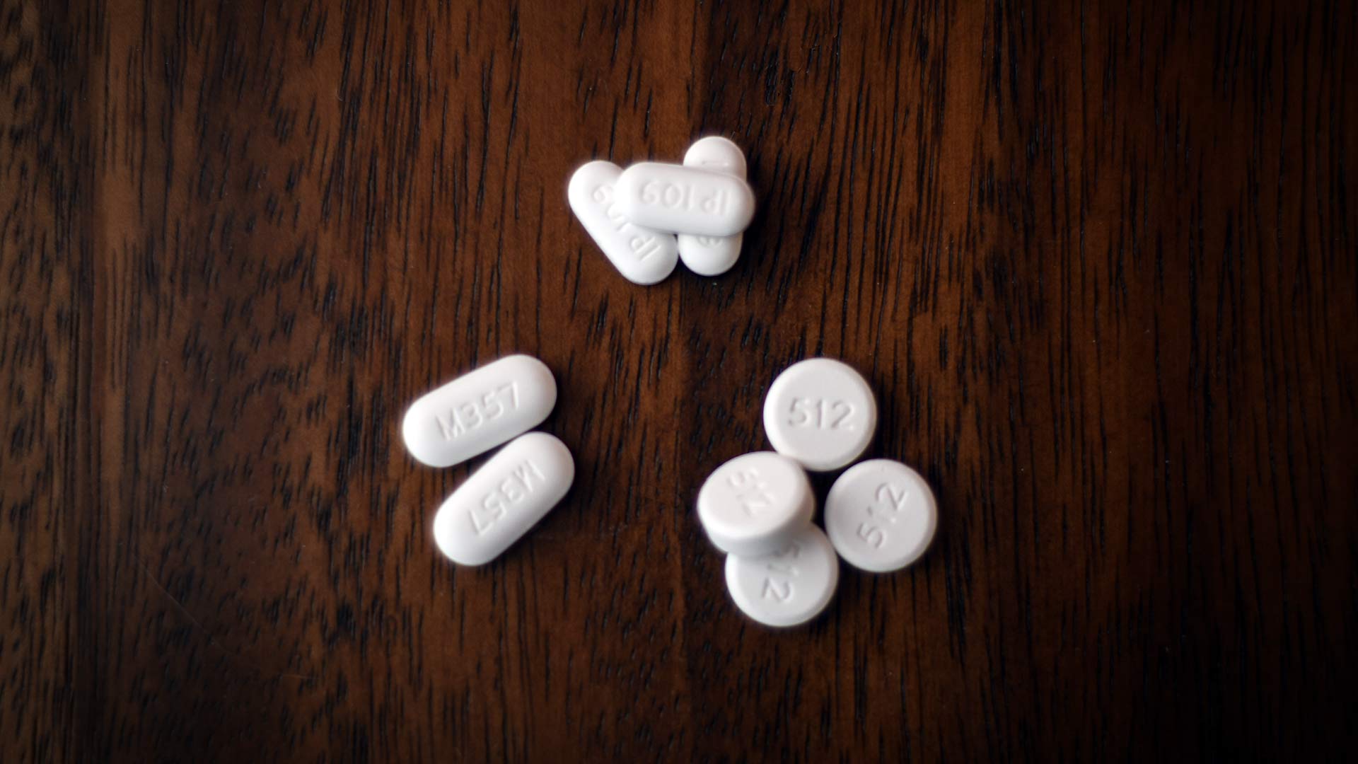 Hydrocodone and oxycodone tablets.