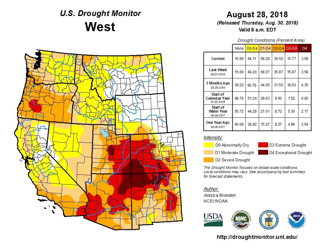 drought map 8-28-18