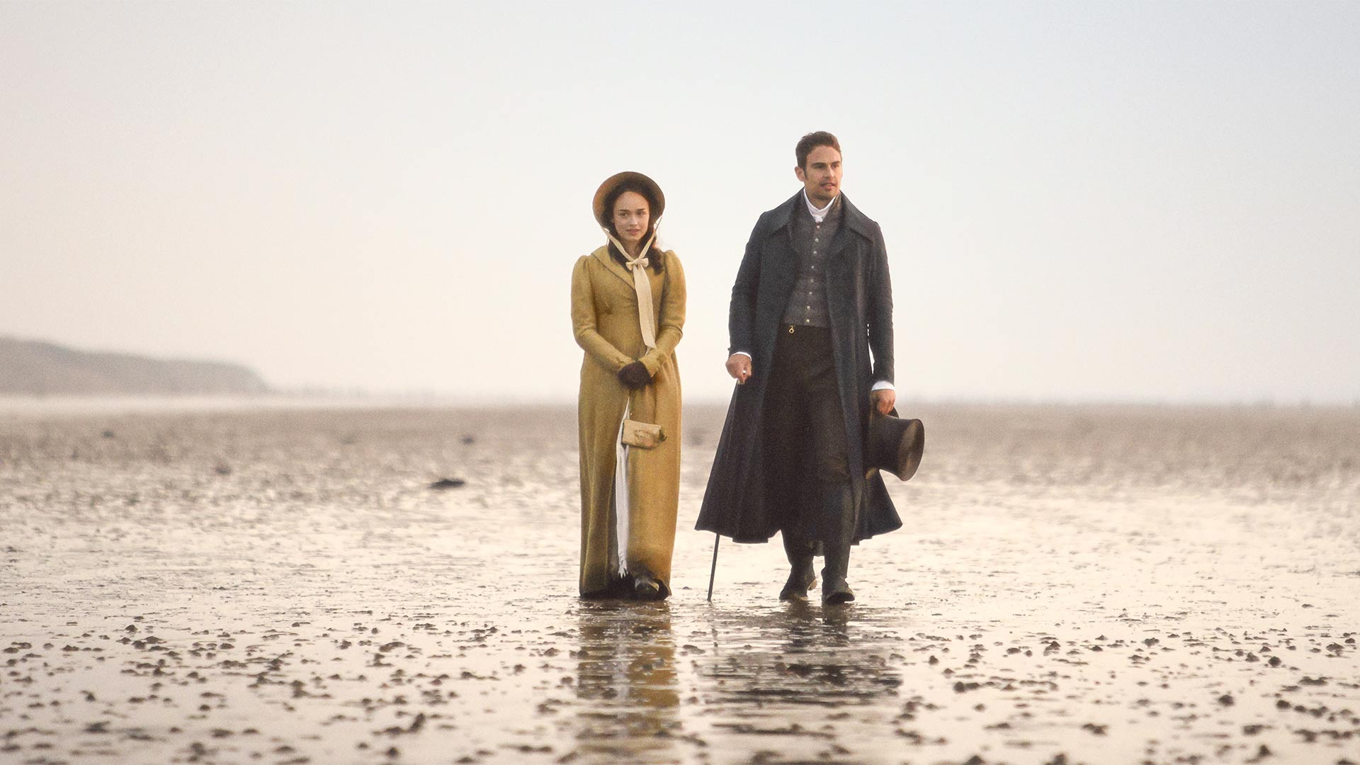  Rose Williams as Charlotte Heywood and Theo James as Sidney Parker

