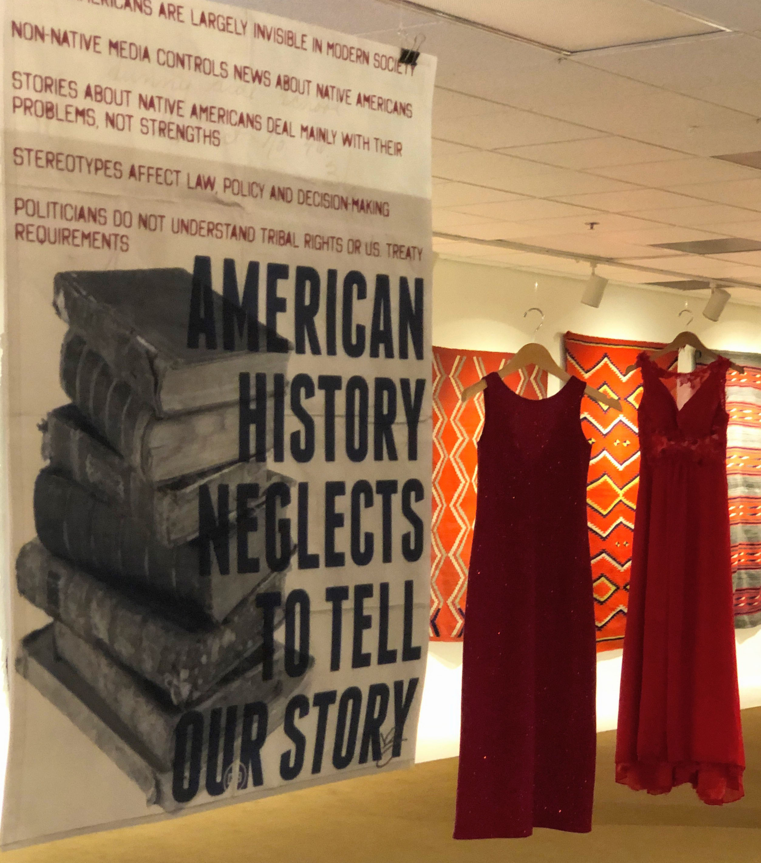 REDress Project gallery exhibit