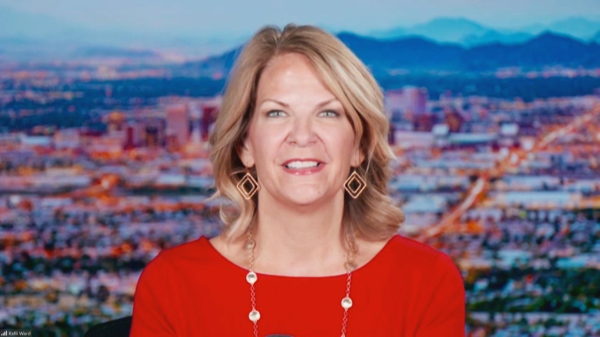 Arizona Republican Party Chair Kelli Ward during an interview with Arizona 360 on Nov. 10, 2020. 